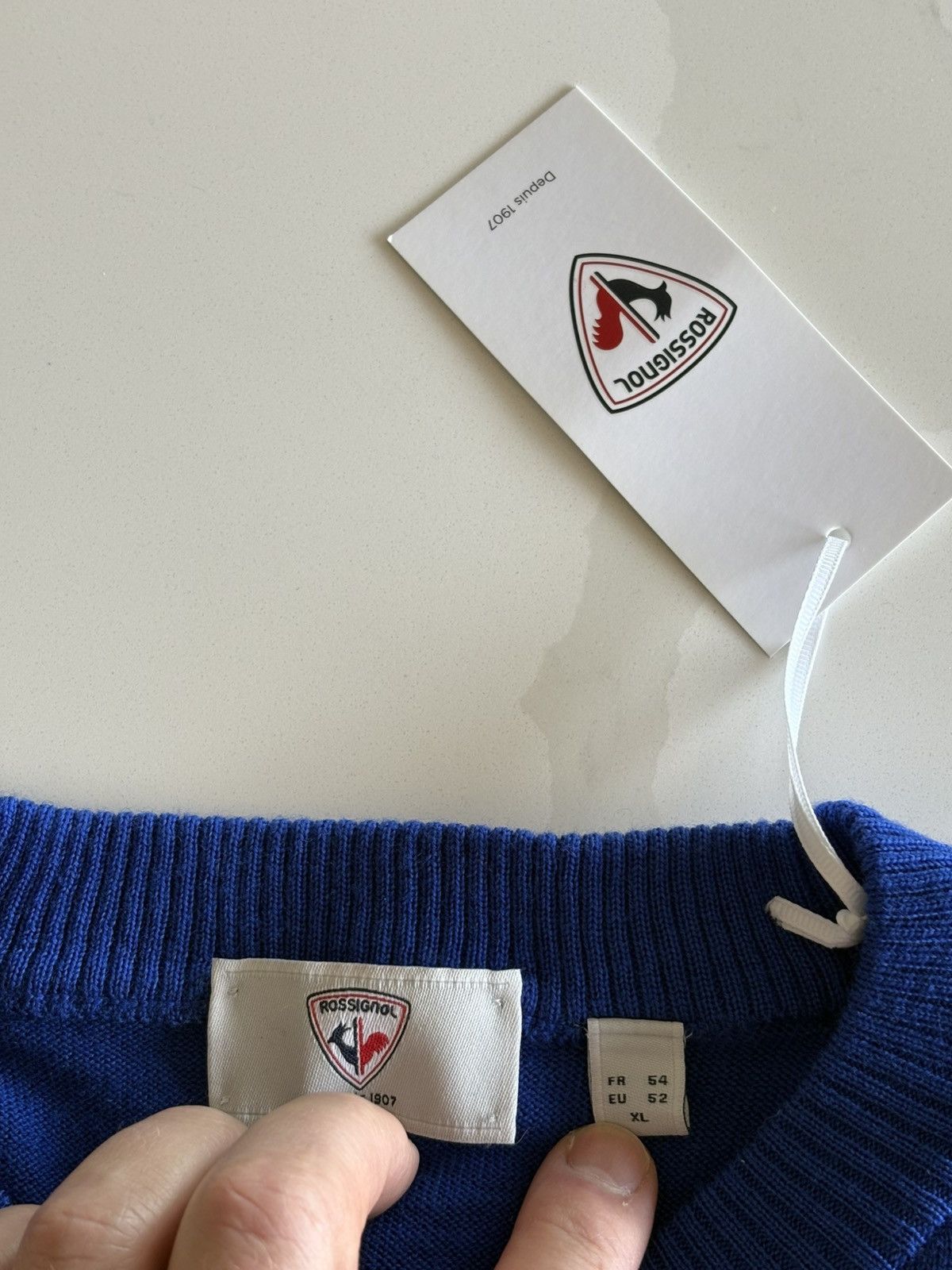 Rossignol Brand new Beautiful Rossignol Italian Marino wool Sweater Size US XL / EU 56 / 4 - 2 Thumbnail