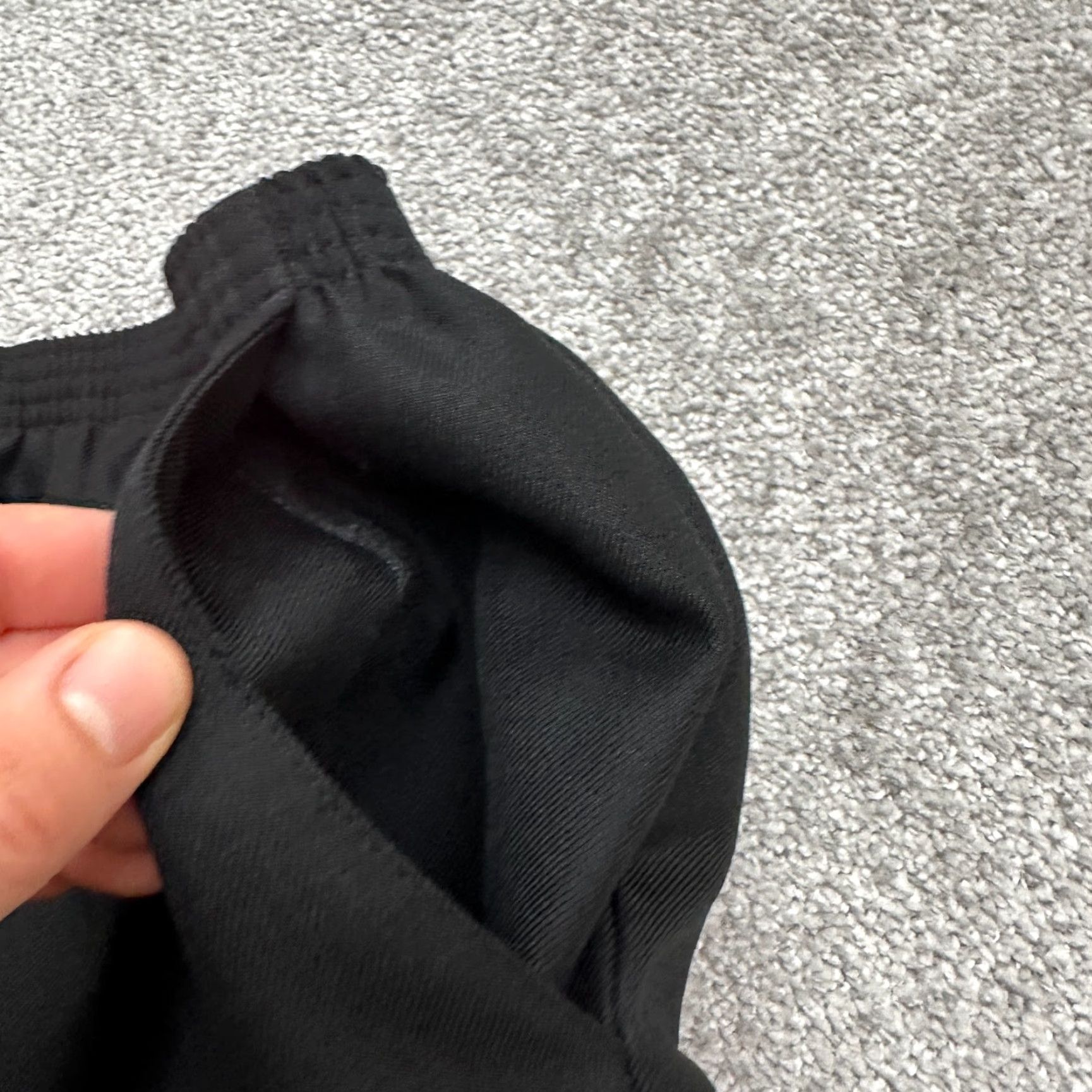 Vintage Alfred Dunner Straight Leg Pants Womens 12P Petite Black Elastic Waist 30x27 Size 34" / US 12 / IT 48 - 3 Thumbnail