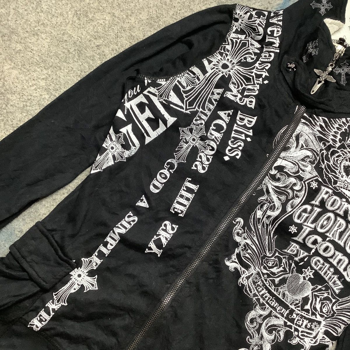 14th Addiction × KMRii × Seditionaries Vintage Bondage Style Glitz Affliction Japanese Brand Size US M / EU 48-50 / 2 - 5 Thumbnail