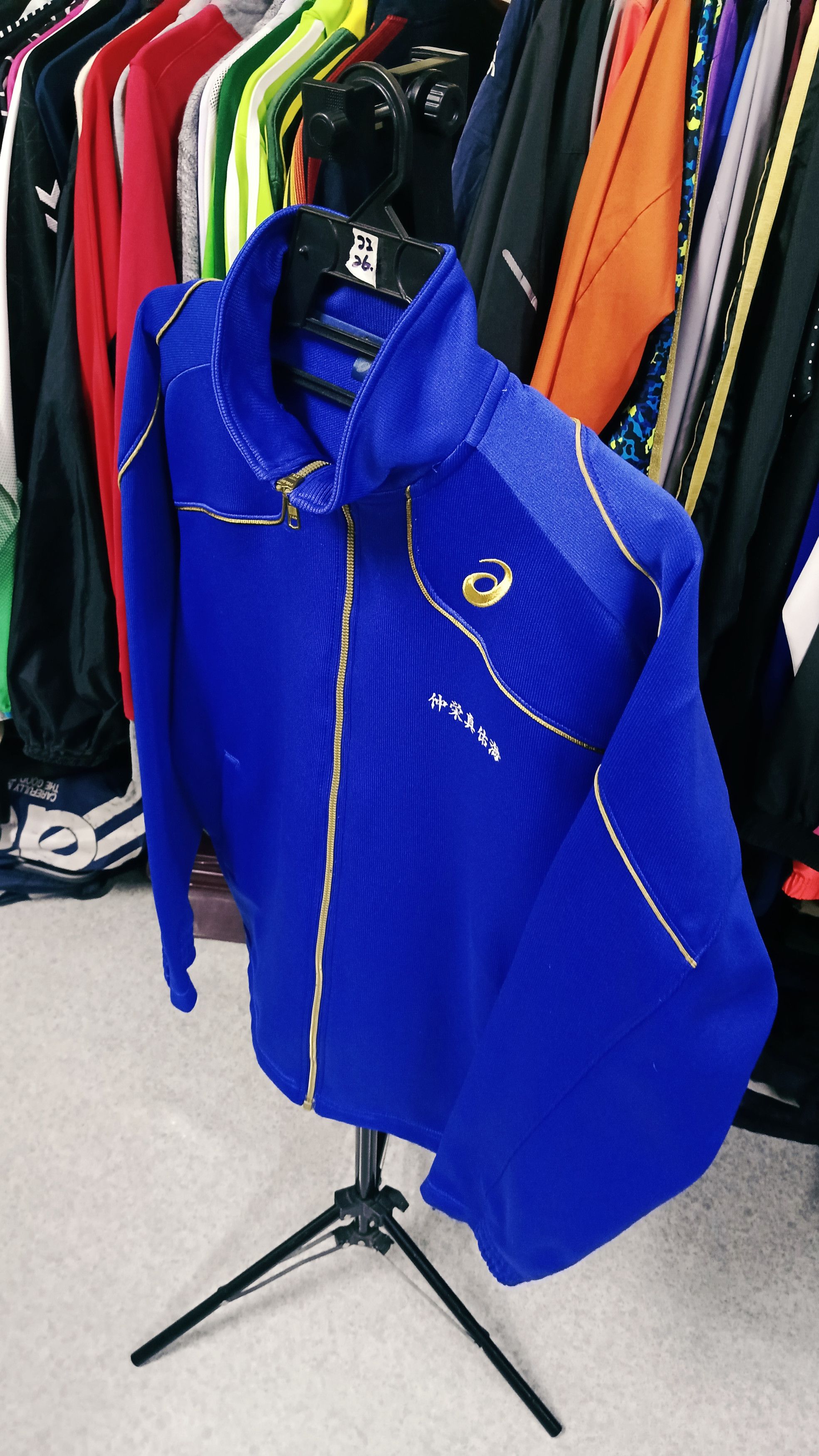 Asics × Japanese Brand × Vintage Rare Vintage Asics Eco Circle Training Sweater Size US L / EU 52-54 / 3 - 3 Thumbnail