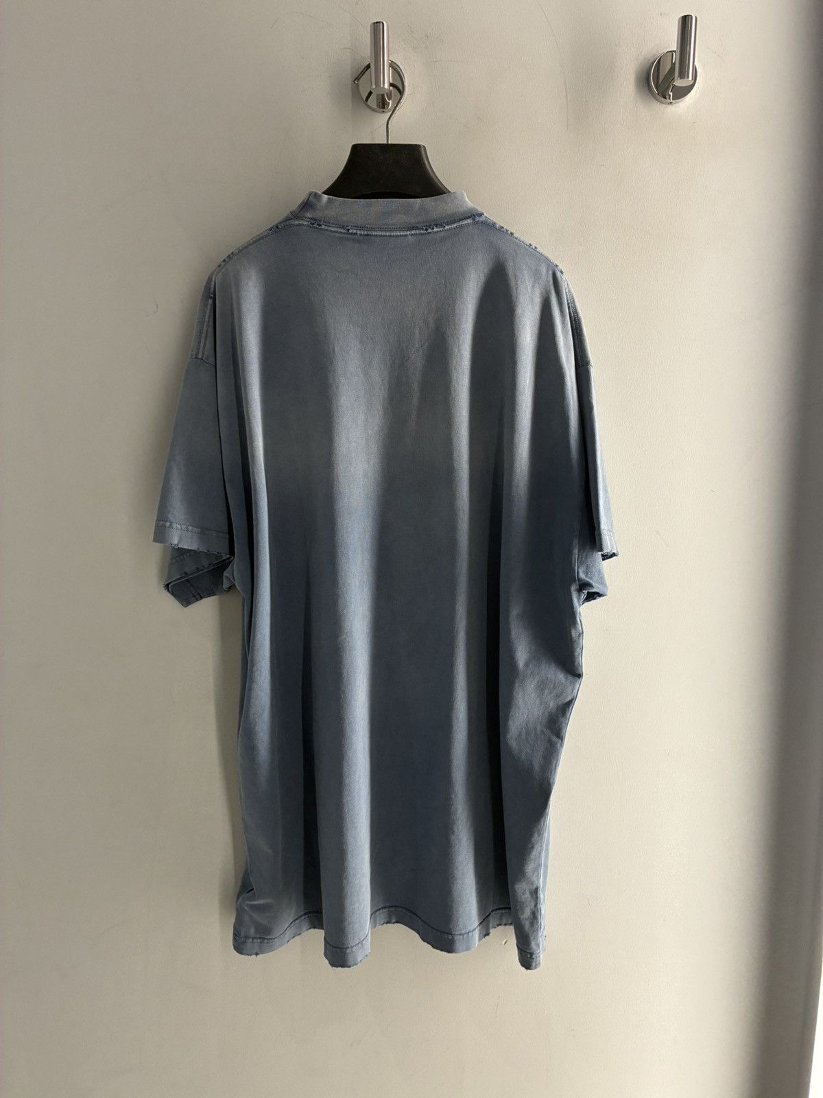 Balenciaga BALENCIAGA Paris Washed Oversized T Shirt Size US S / EU 44-46 / 1 - 4 Thumbnail