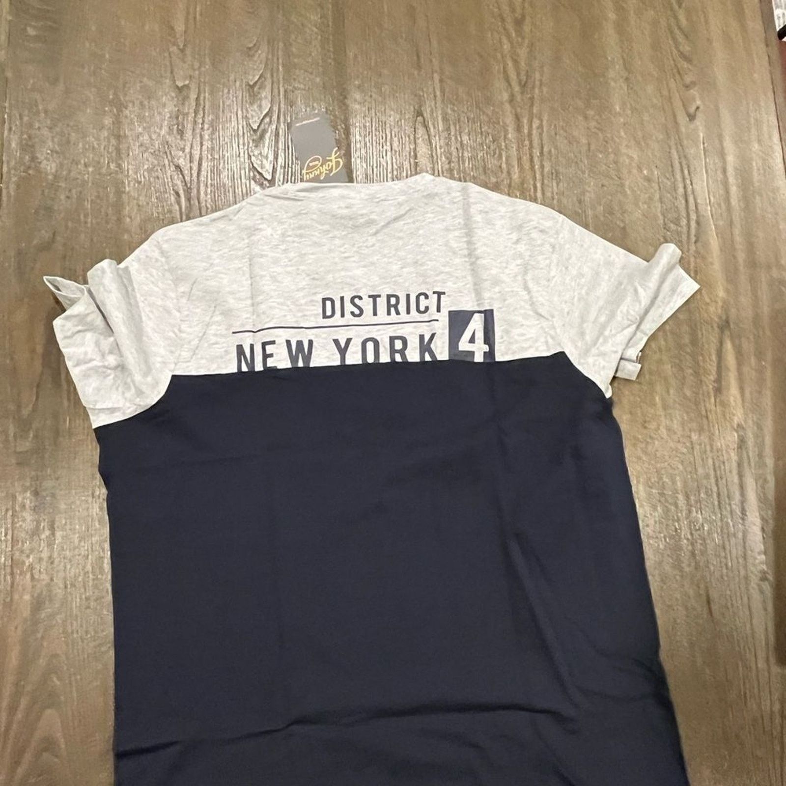 Vintage NWT Johnny Bigg NY District Spliced Tee Navy Size 2XL Tall Size US XXL / EU 58 / 5 - 8 Thumbnail