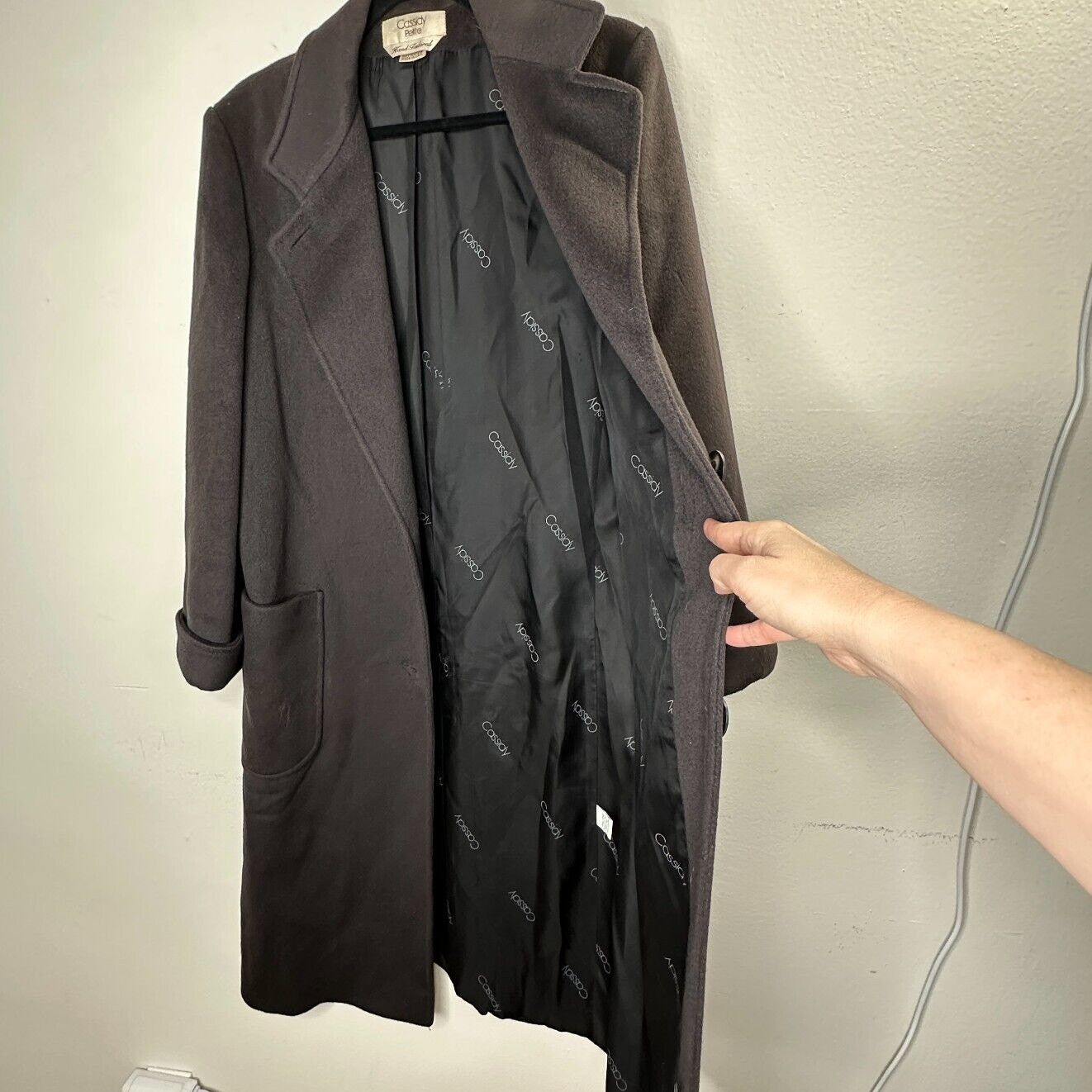 Other Cassidy Petite Brown 2-Button Wool Cuffed Back Pleat Coat 2 Size XS / US 0-2 / IT 36-38 - 4 Thumbnail