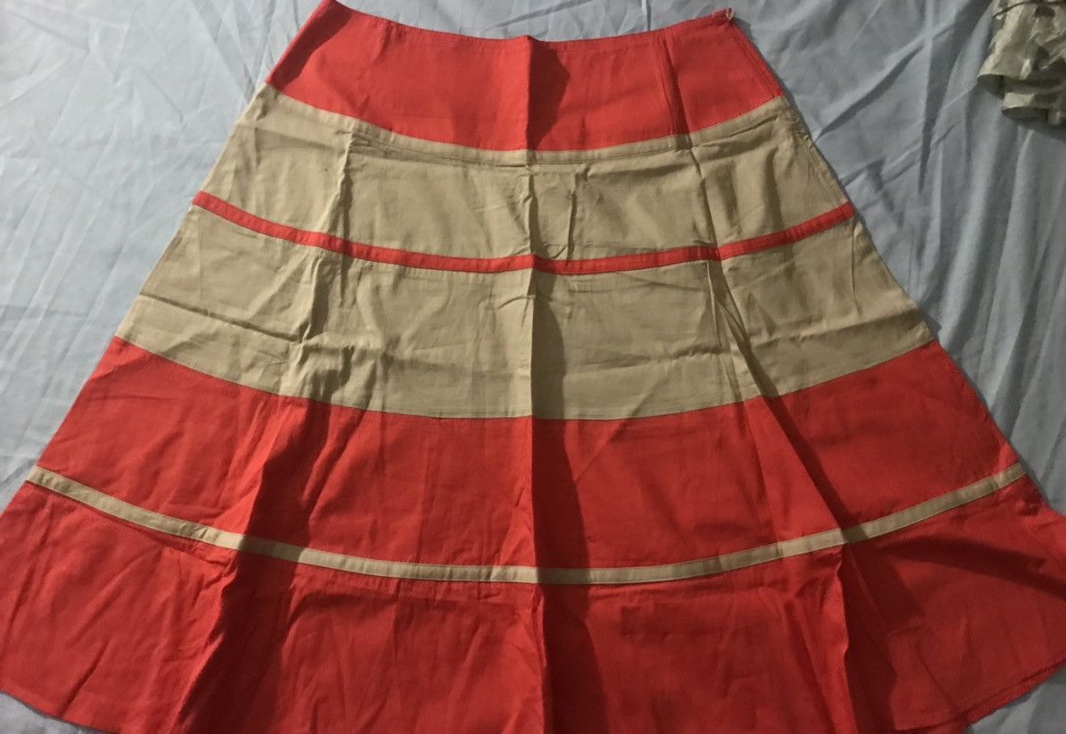 Other Ashley Stewart Multitiere Fired V style Skirt. NWT Size 14 Size 36" / US 14 / IT 50 - 2 Thumbnail