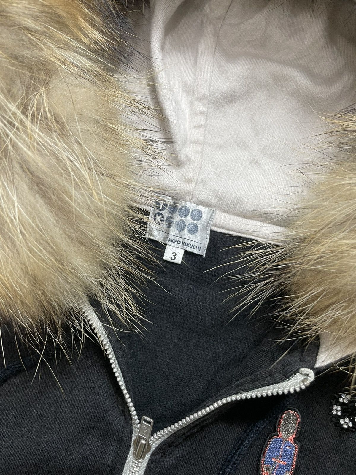 Takeo Kikuchi Takeo kikuchi zip Fur hoodie black lgb styled Size US M / EU 48-50 / 2 - 4 Thumbnail