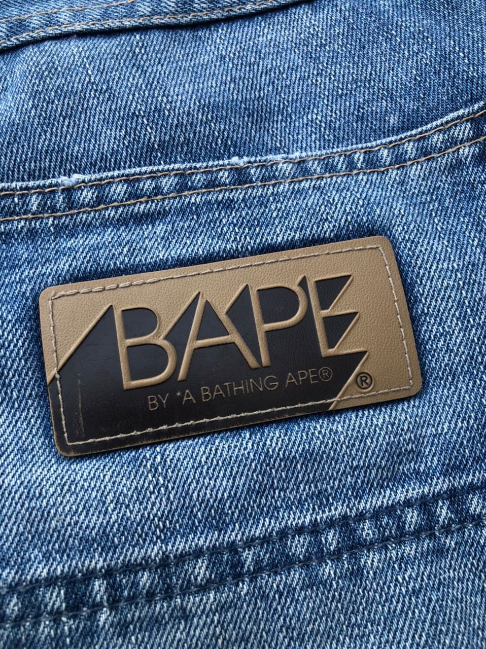 Bape Vintage Bape by A Bathing Ape Denim Jeans Size US 32 / EU 48 - 3 Thumbnail