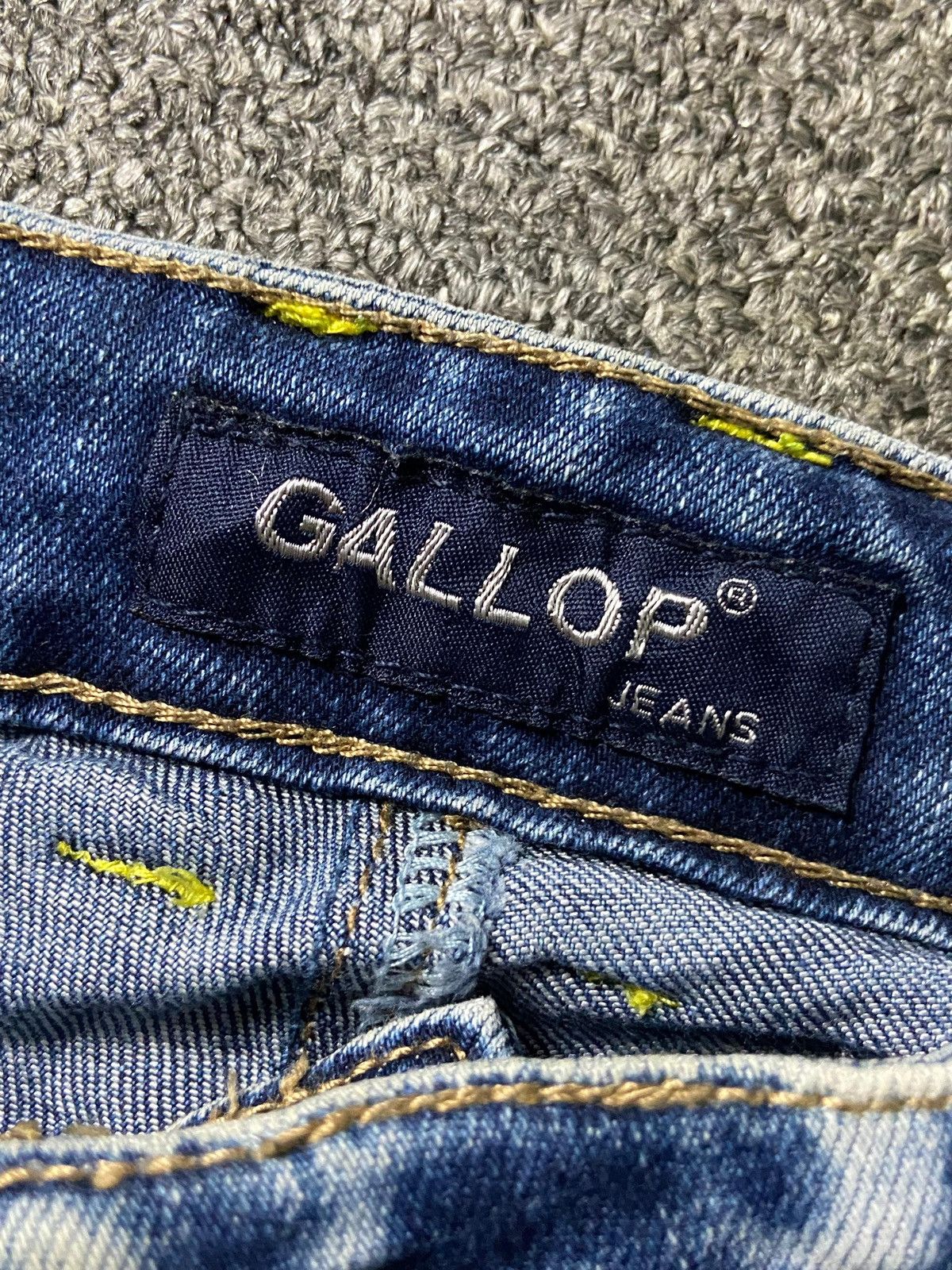 Japanese Brand × Seditionaries × Vintage GALLOP Brand Distressed Acid Wash Denim Jeans (132) Size US 32 / EU 48 - 6 Thumbnail
