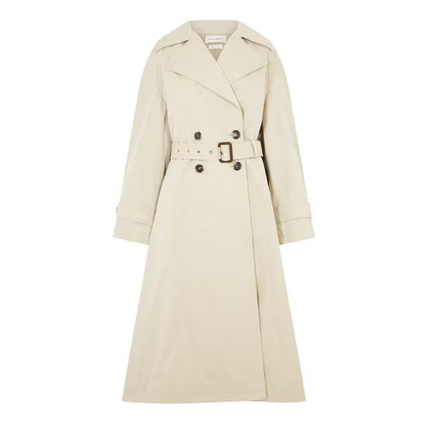Alexander McQueen o1g2r1mq0824 Military Trench Coat in Pale Beige Size S / US 4 / IT 40 - 1 Thumbnail