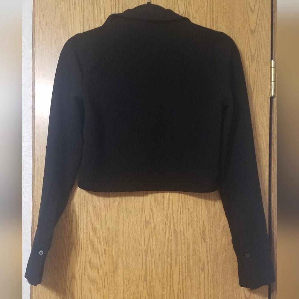 Zara Zara Black Cropped Top Size Small Size S / US 4 / IT 40 - 2 Thumbnail
