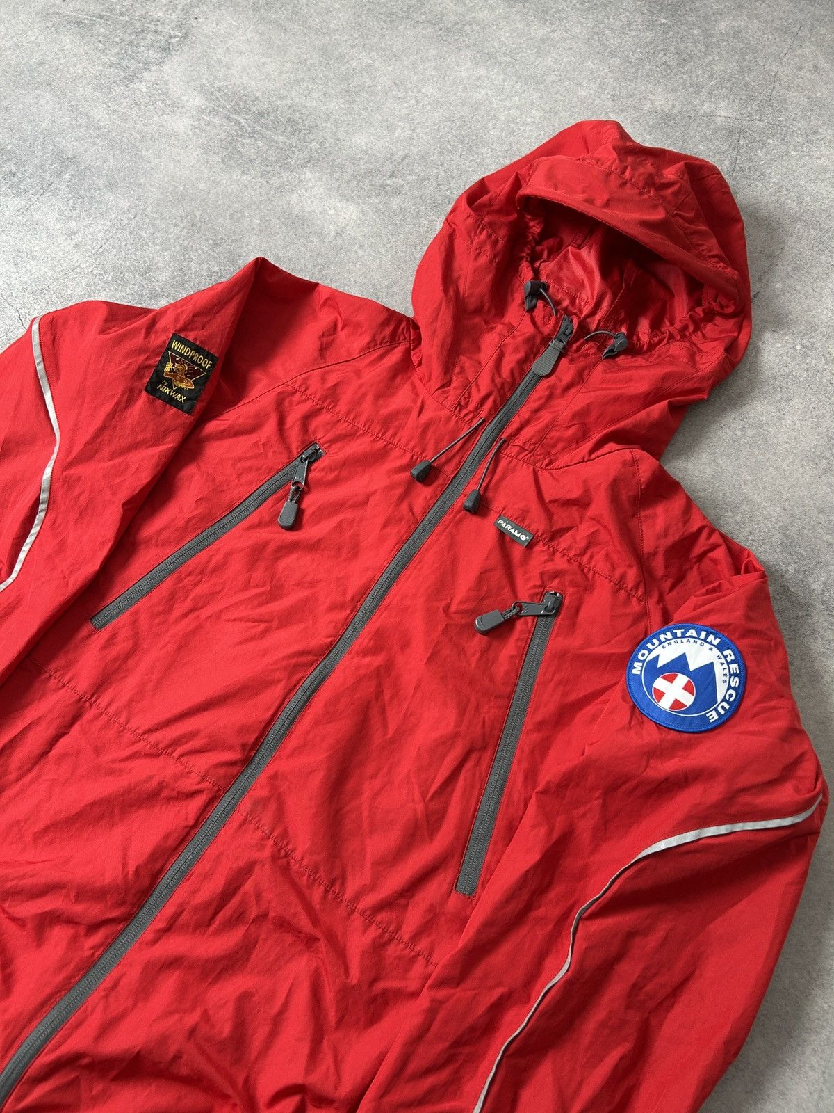 Vintage Nickwax Pelikamo Windproof Mountain Rescue red jacket Size US M / EU 48-50 / 2 - 5 Thumbnail