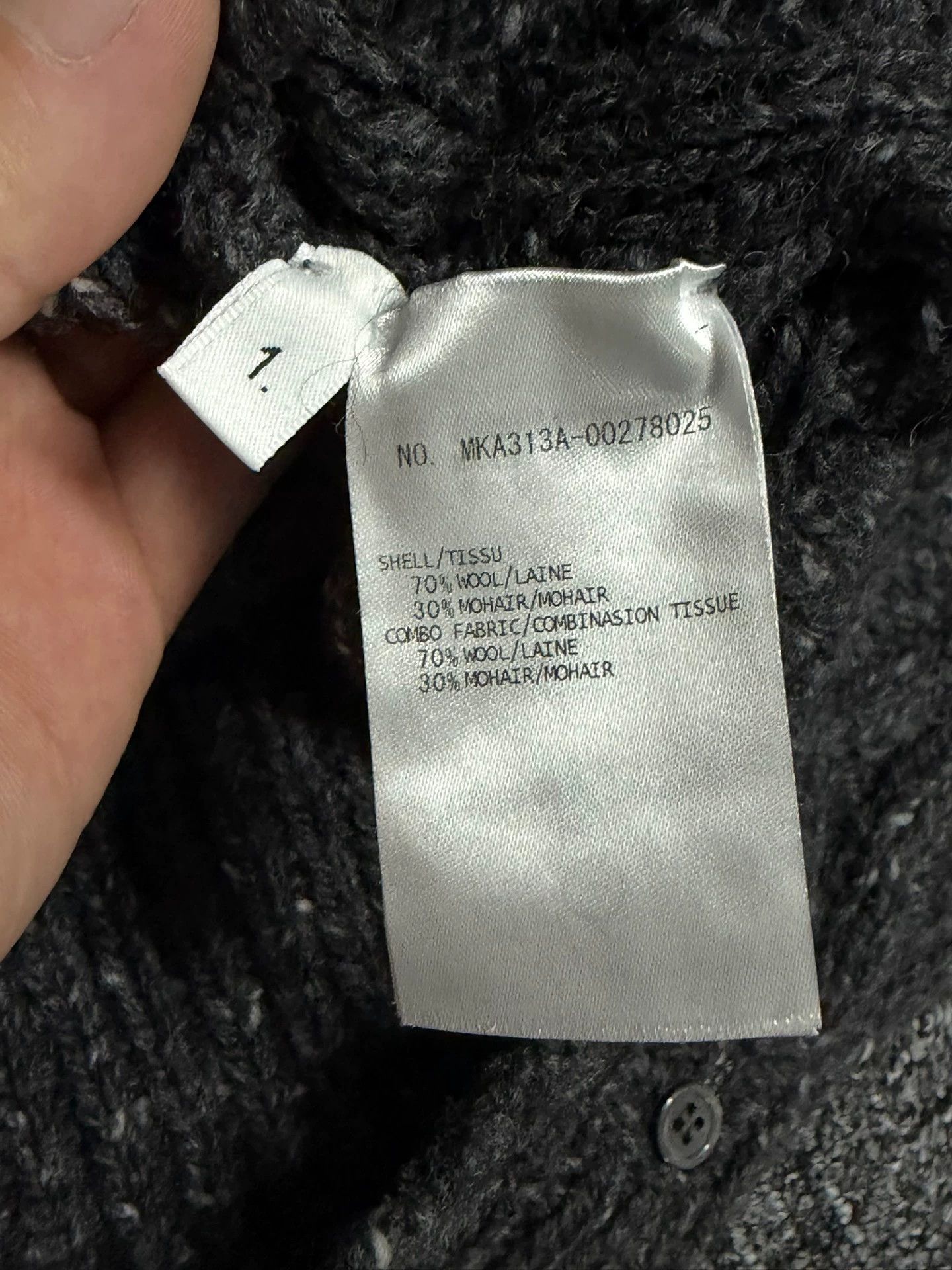 Thom Browne Thom Browne 4-Bar Crewneck Sweater Black Gray Size 1 Size US S / EU 44-46 / 1 - 5 Thumbnail