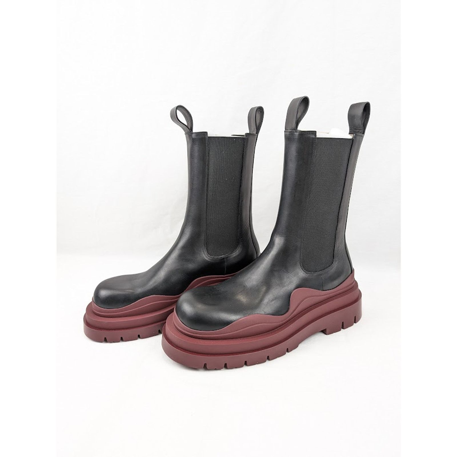 Bottega Veneta o1rshd1 Q:2 / Military Calf Tire Boots in Black Size US 10 / EU 43 - 16 Thumbnail