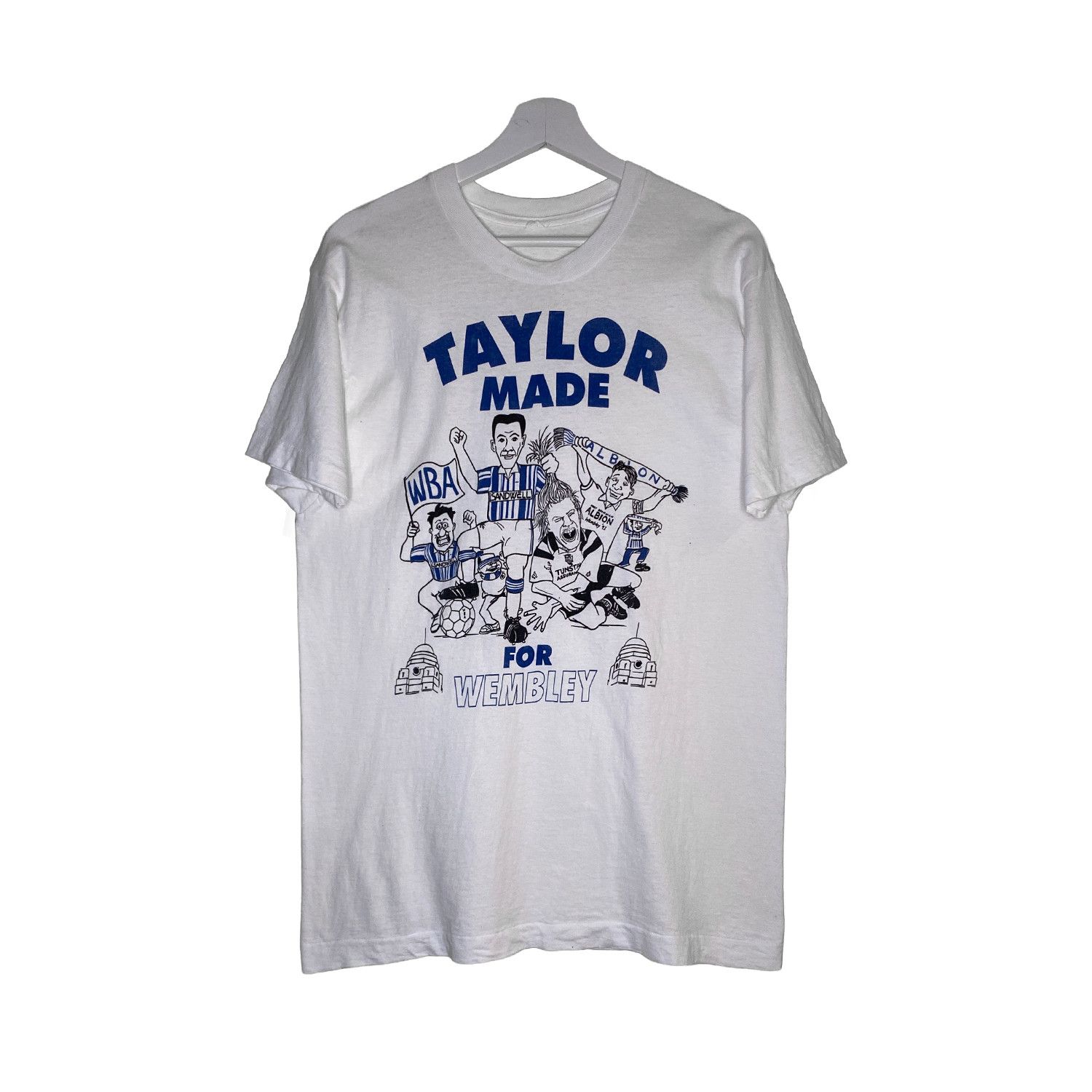 Vintage Vintage 1993 West Brom WBA Wembley Final Bob Taylor Tee Size US M / EU 48-50 / 2 - 1 Thumbnail