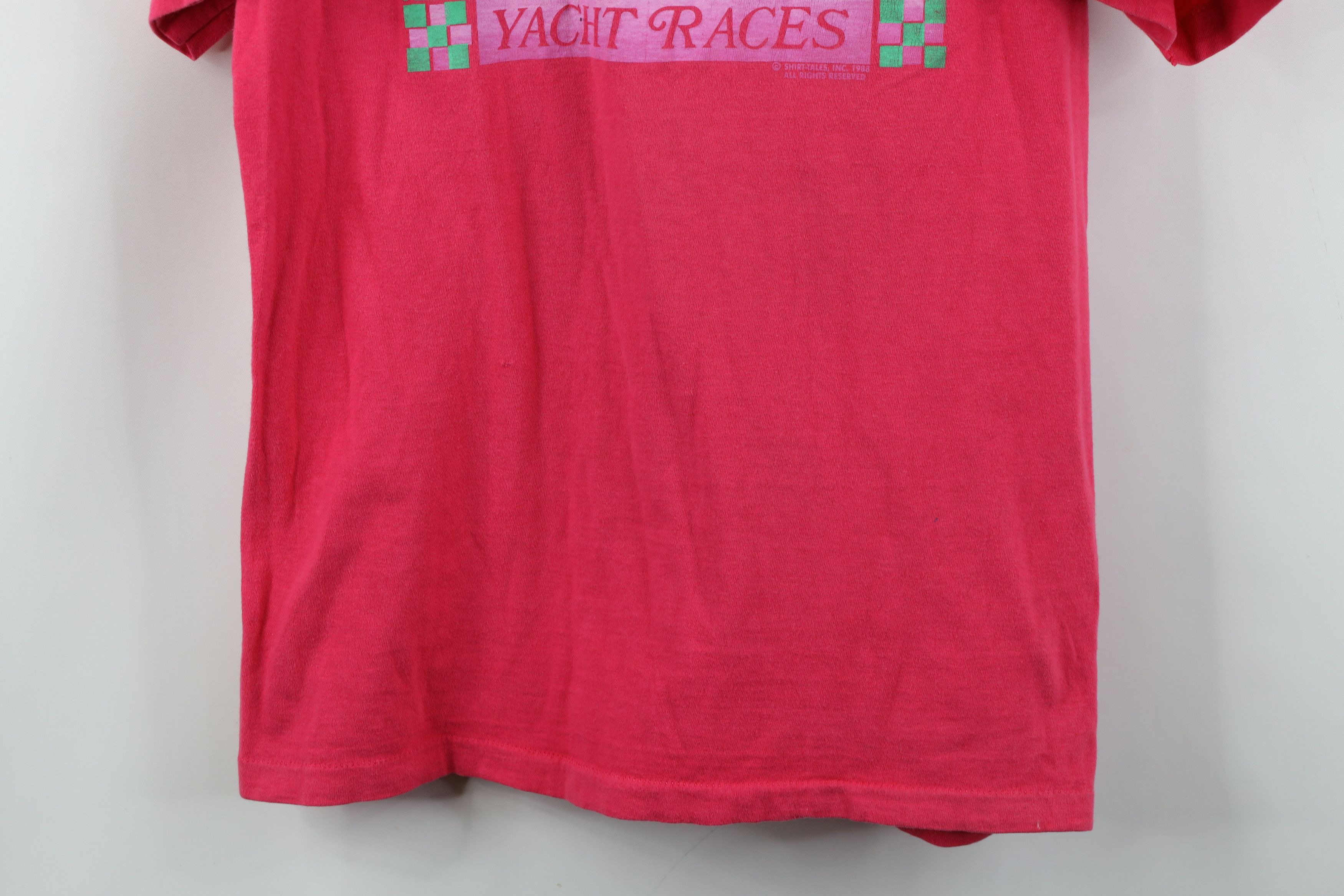 Vintage Vintage 80s Streetwear Mackinac Chicago Yacht Races T-Shirt Size L / US 10 / IT 46 - 3 Thumbnail