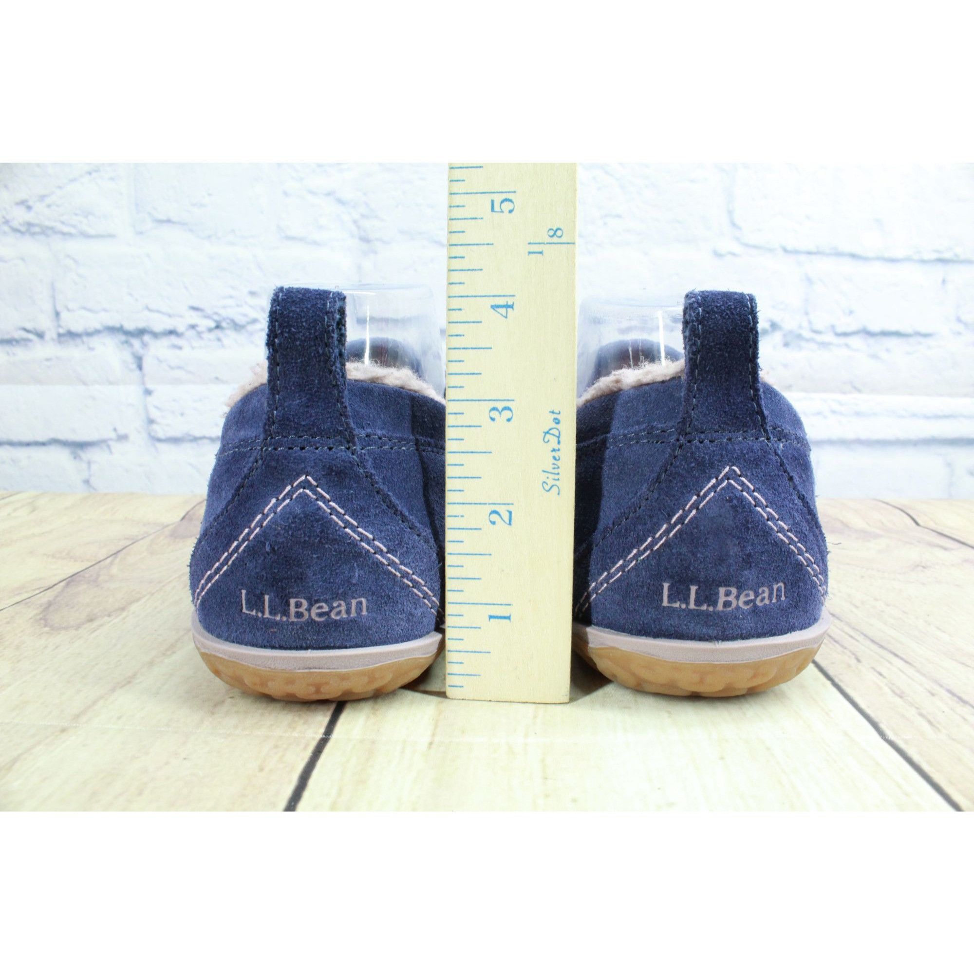 L.L. Bean LL Bean Women's Mountain Slippers Moccasin Fleece Lined Size US 8 / IT 38 - 6 Thumbnail
