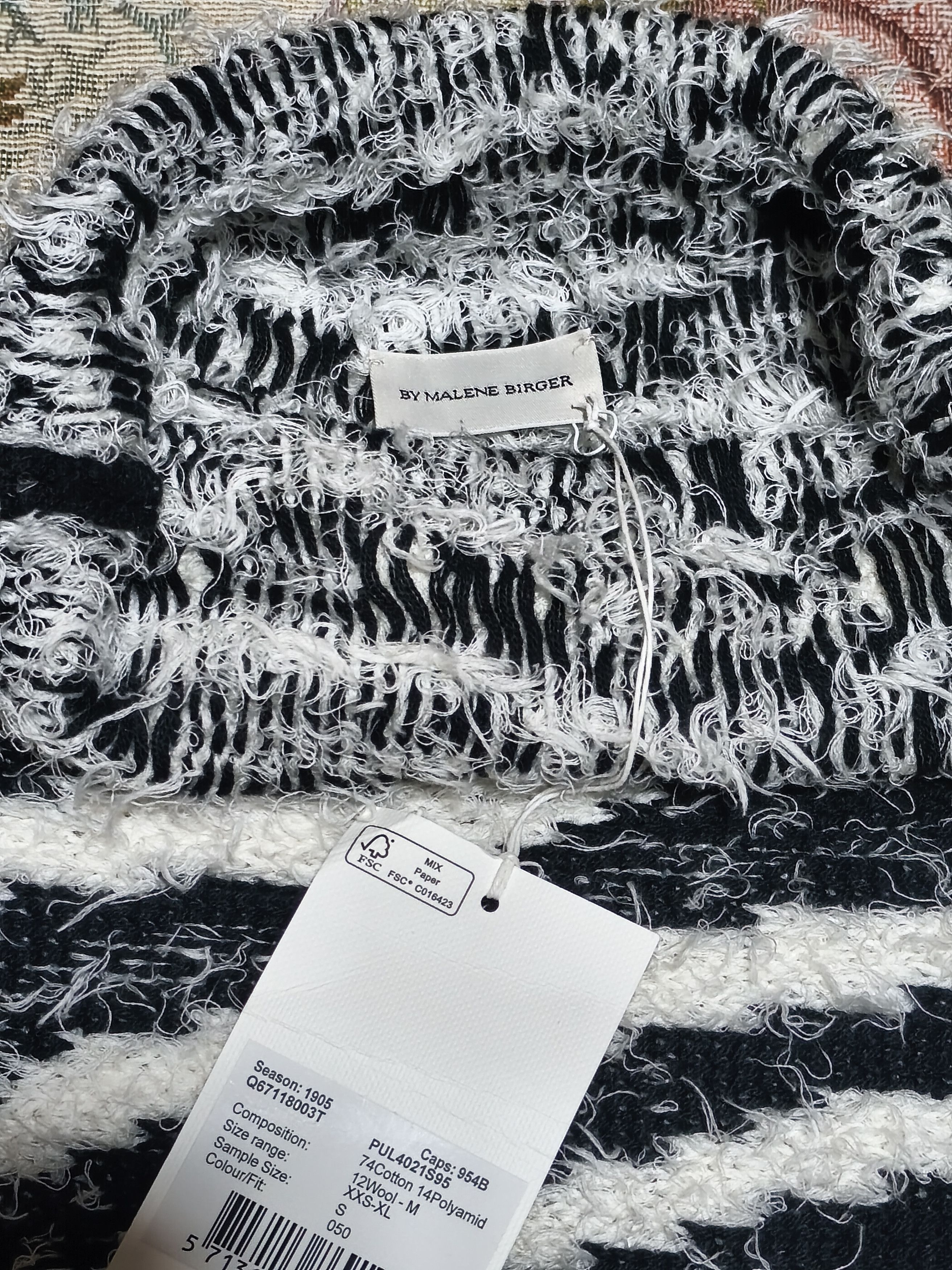 By Malene Birger By Malene Birger - Dianella Sweater - Zebra Pattern Size S / US 4 / IT 40 - 3 Thumbnail