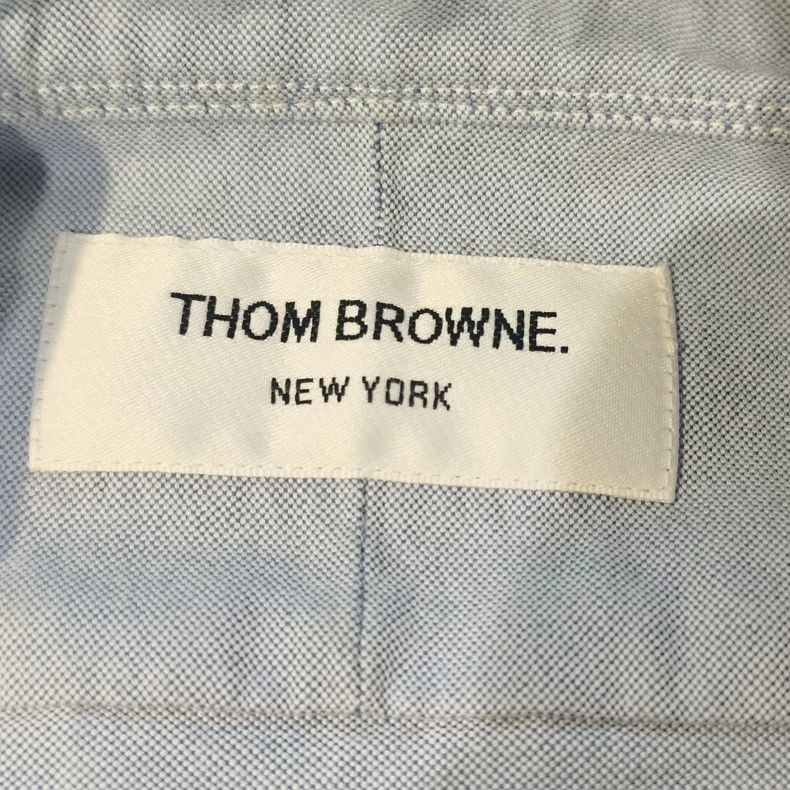 Thom Browne Thom Browne Blue double-breasted shirt Size US XS / EU 42 / 0 - 4 Thumbnail