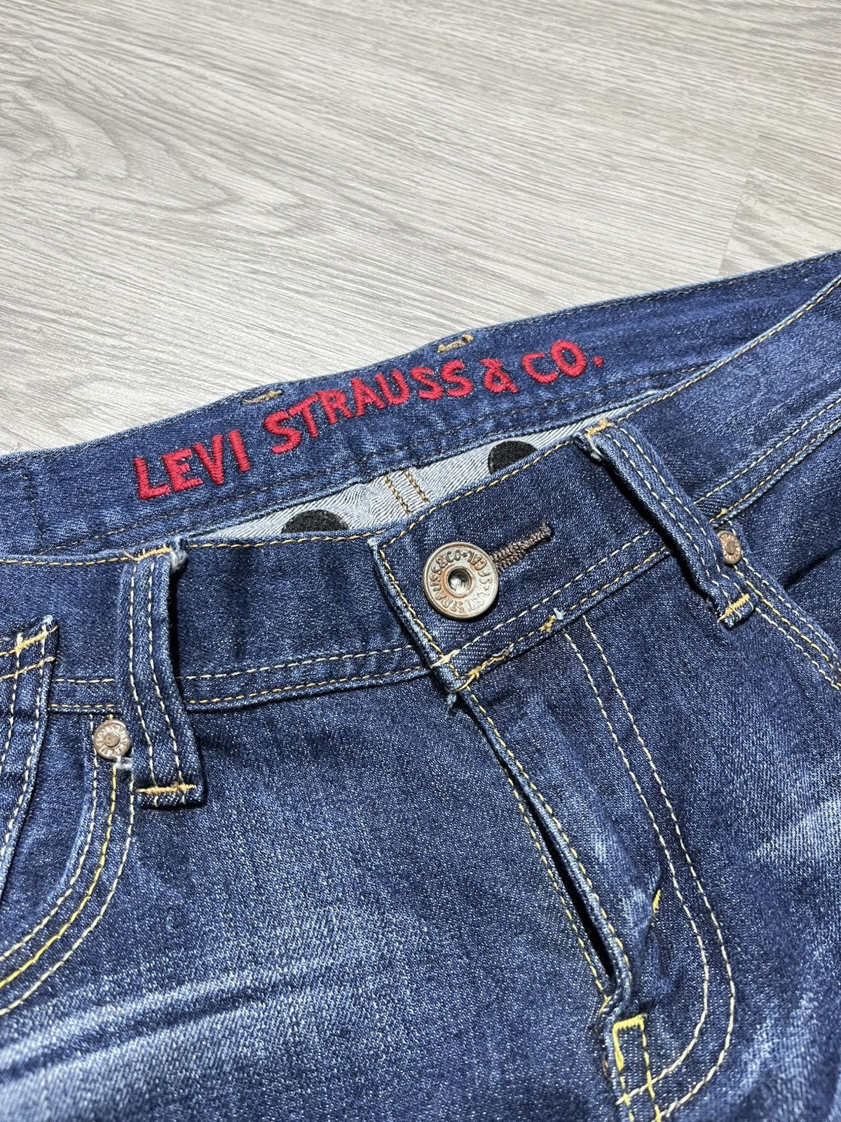 Japanese Brand Vintage Levis Buckleback Bootcut Clawmark Flared Jeans Pants Size US 30 / EU 46 - 10 Thumbnail