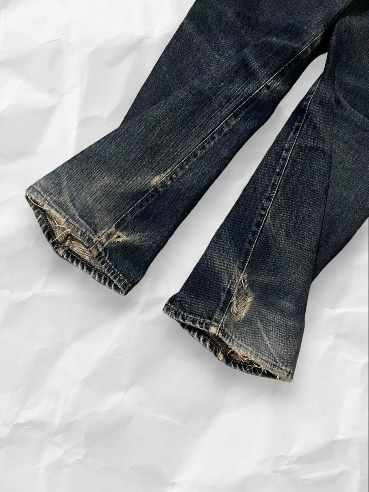 Edwin × Vintage Vintage Edwin E Function Japan Wash Straight Cut Jeans Denim Size US 32 / EU 48 - 17 Thumbnail