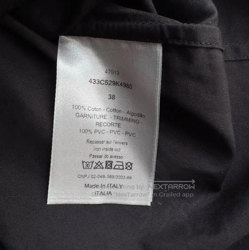 Dior Dior Black Men's Long Sleeve Shirt with Embroidery . Size US S / EU 44-46 / 1 - 5 Thumbnail