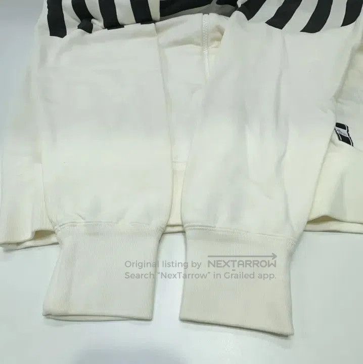 Moncler Moncler Black White Stripe Zip Hoodie Sweatshirt. Size US L / EU 52-54 / 3 - 7 Thumbnail