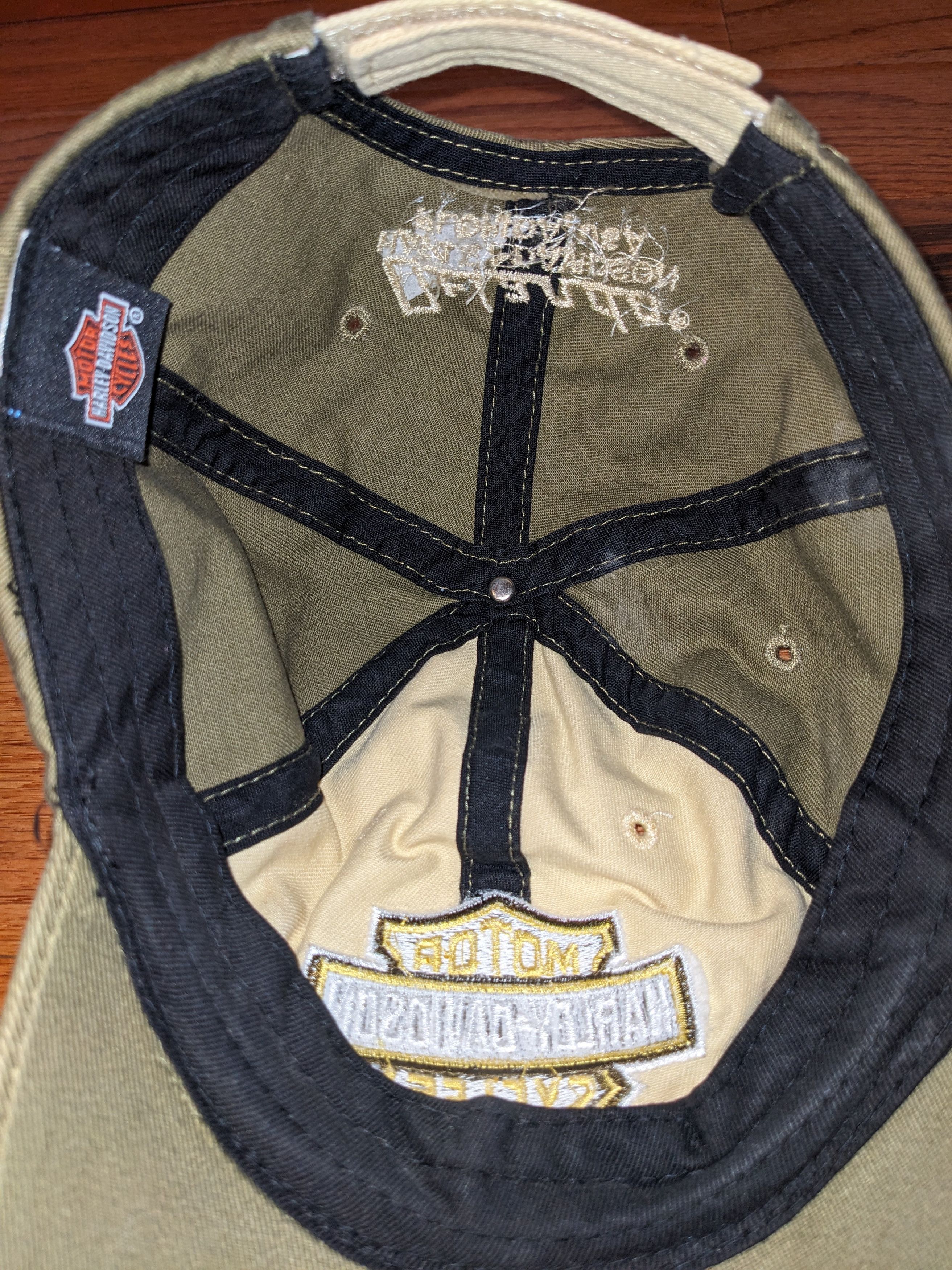 Harley Davidson × Vintage Vintage Y2K Harley Davidson Motorcycle Woman's Velcro Hat Size ONE SIZE - 5 Thumbnail