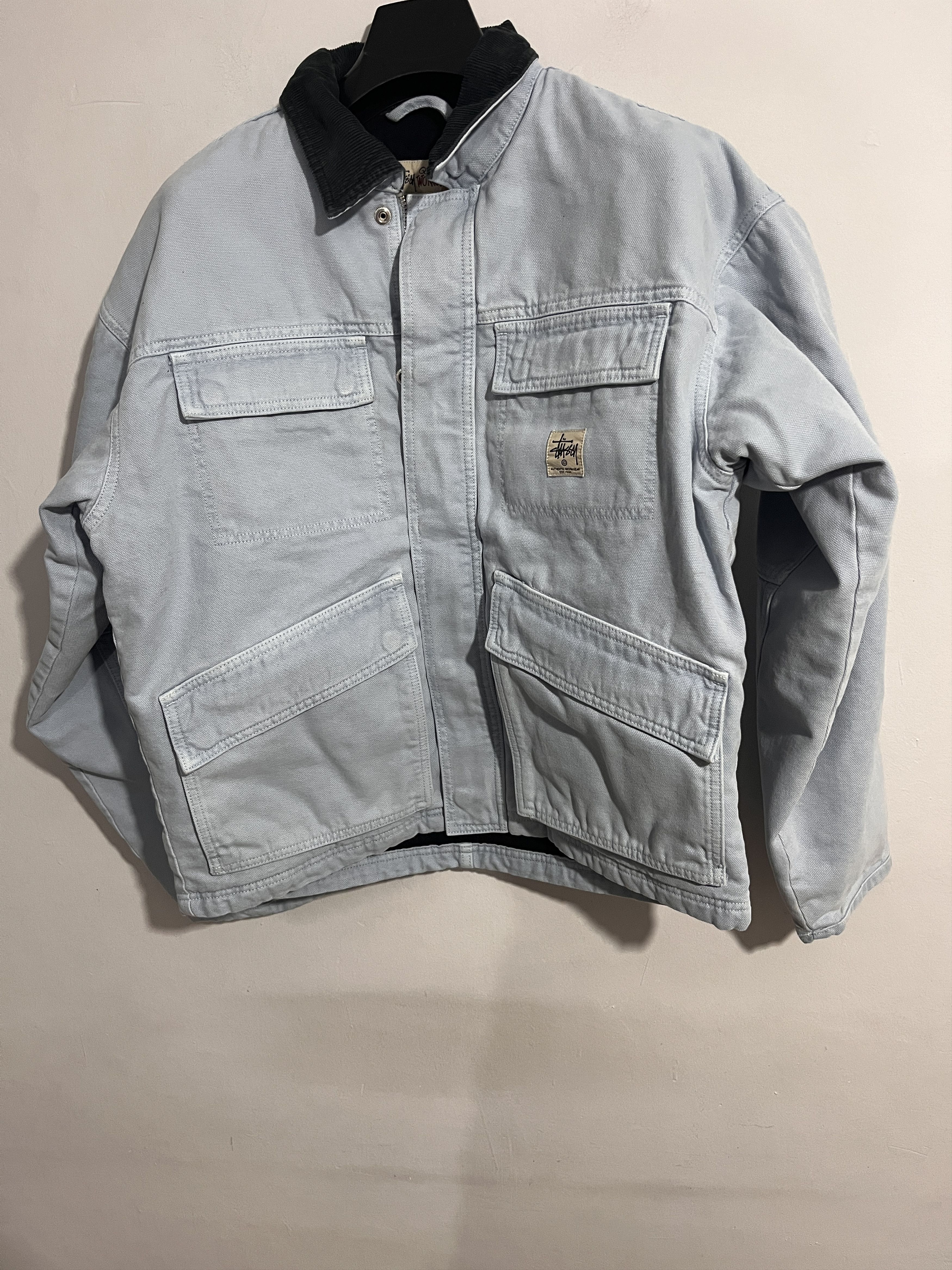 Stussy STUSSY SHOP JACKET WASHED CANVAS Size US M / EU 48-50 / 2 - 6 Thumbnail