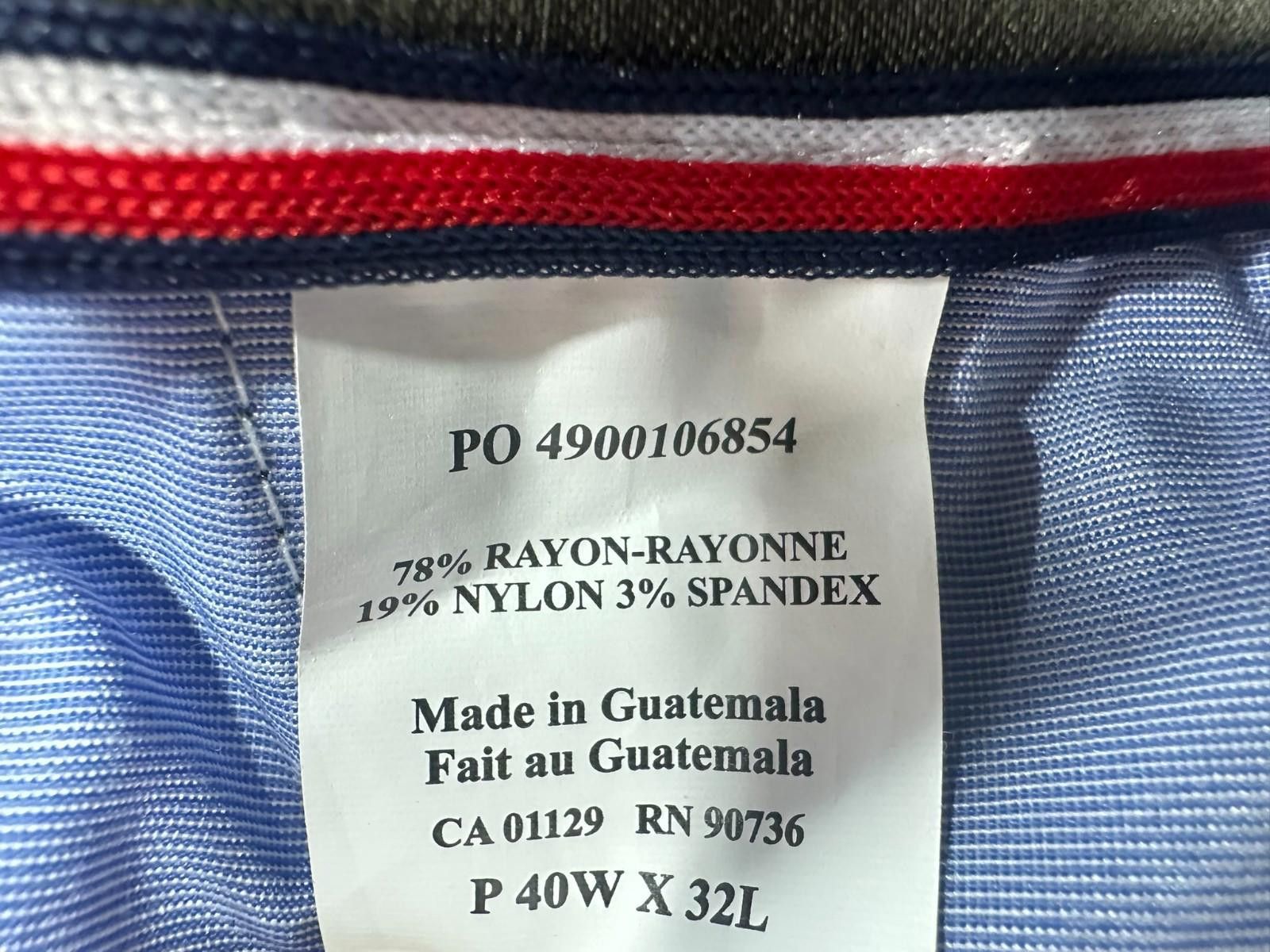 Tommy Hilfiger Tommy Hilfiger Flat Straight Leg Chinos Green Men's 42/30 Size US 42 / EU 58 - 6 Thumbnail