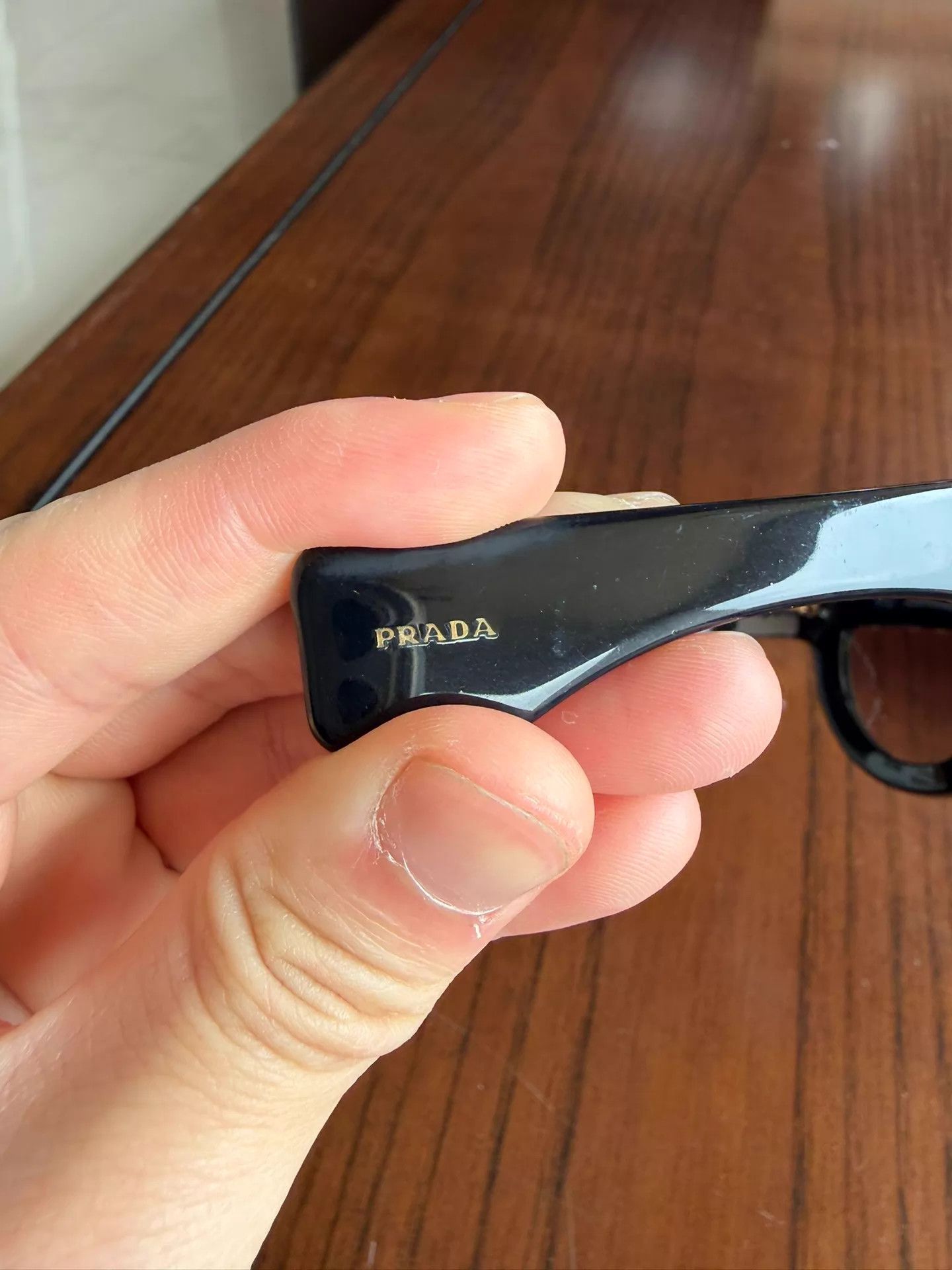 Prada PRADA Floral Sunglasses Black Size ONE SIZE - 8 Thumbnail