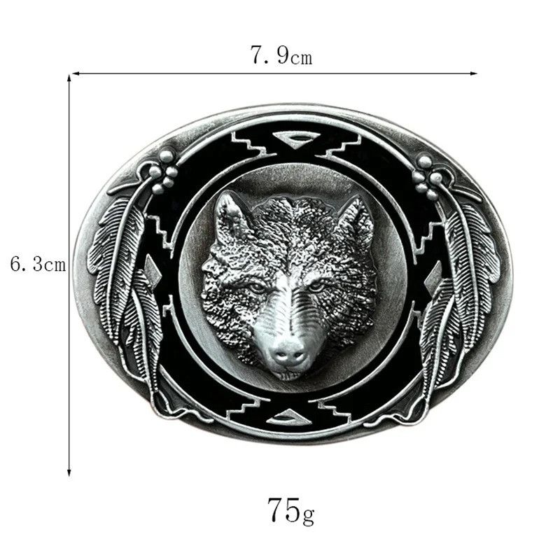 Vintage Vintage Wolf Belt Buckle Size ONE SIZE - 3 Thumbnail
