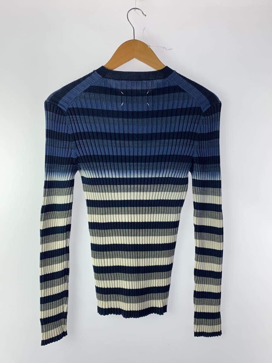 Maison Margiela Two Tone Striped Ribbed Knit Sweater Size M / US 6-8 / IT 42-44 - 2 Thumbnail
