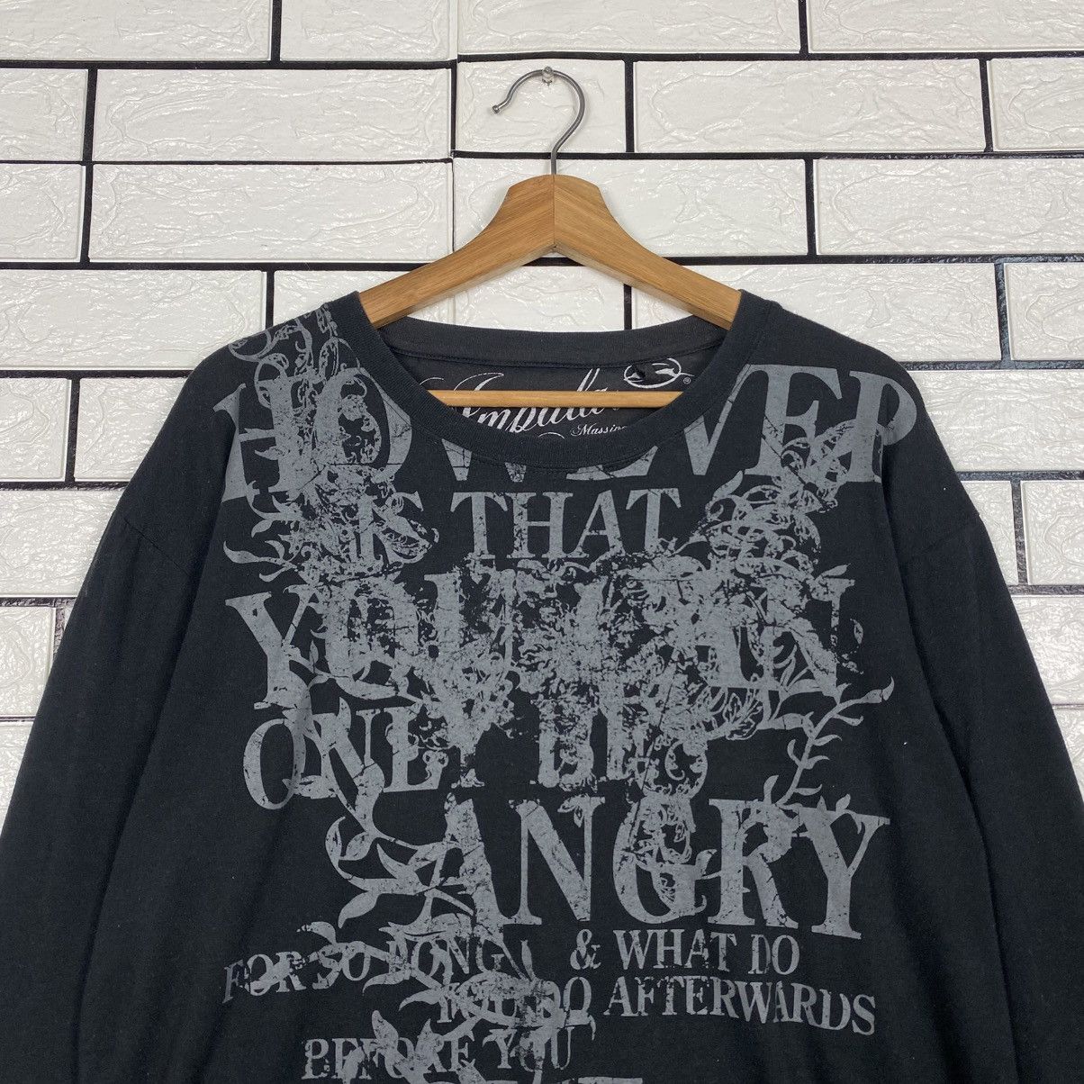 Hysteric Glamour 📌Vintage Sweatshirt Impala Full Print Punk Design Size US XL / EU 56 / 4 - 4 Thumbnail