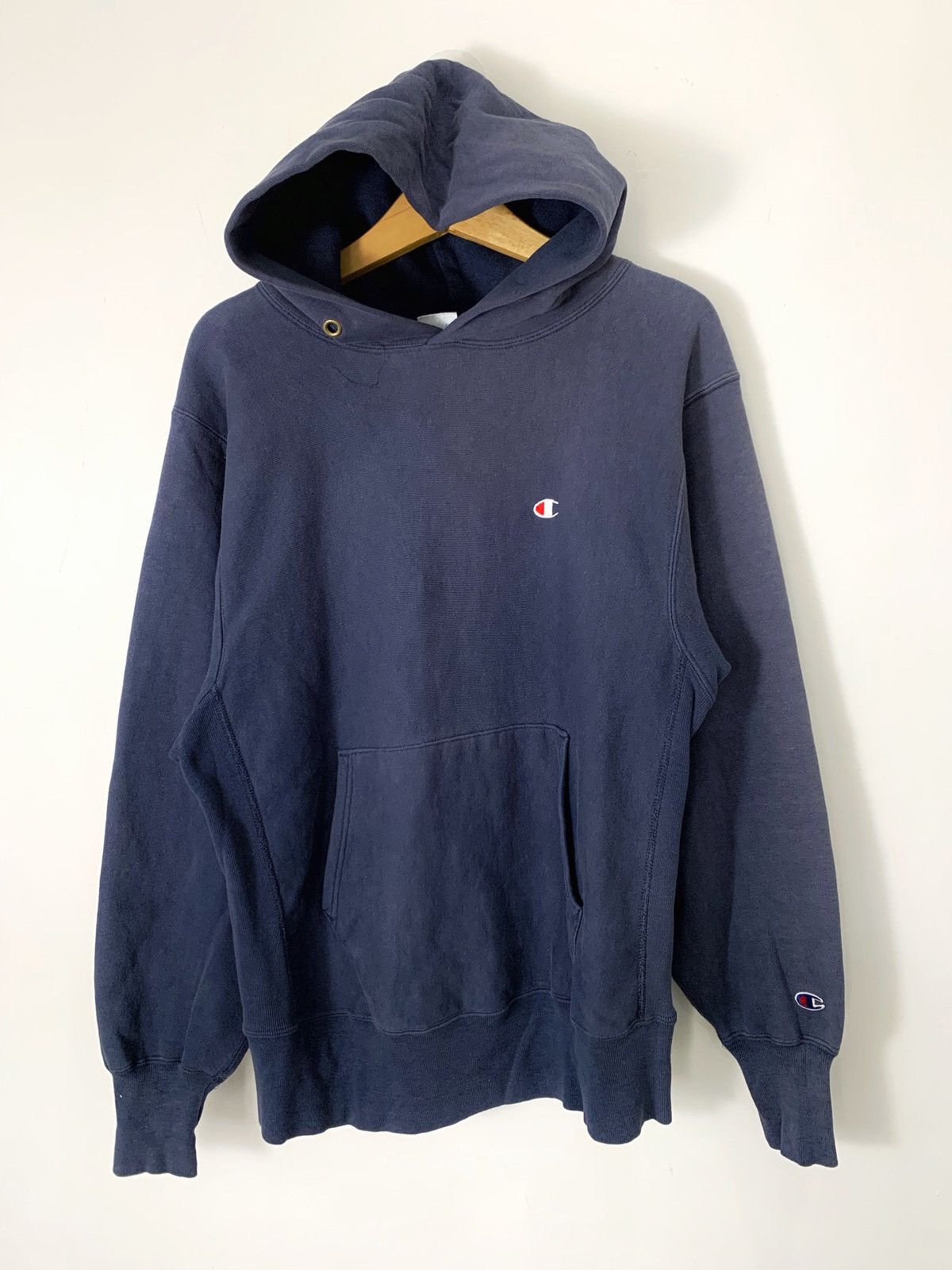 Vintage Vintage hoodie champion faded 80-90s Size US M / EU 48-50 / 2 - 5 Thumbnail
