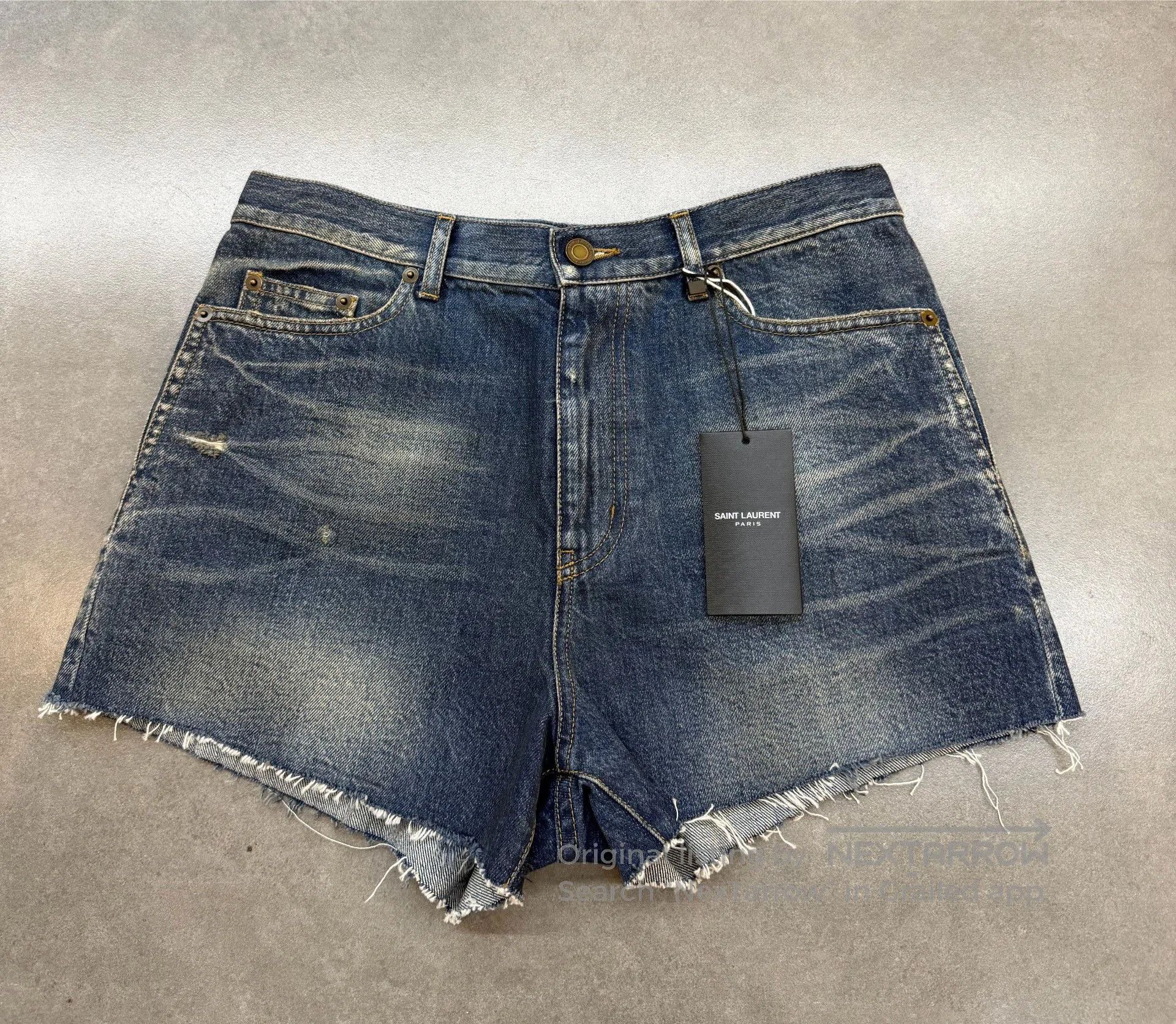Saint Laurent Paris SAINT LAURENT Denim Shorts. Size 27" / US 4 / IT 40 - 1 Thumbnail