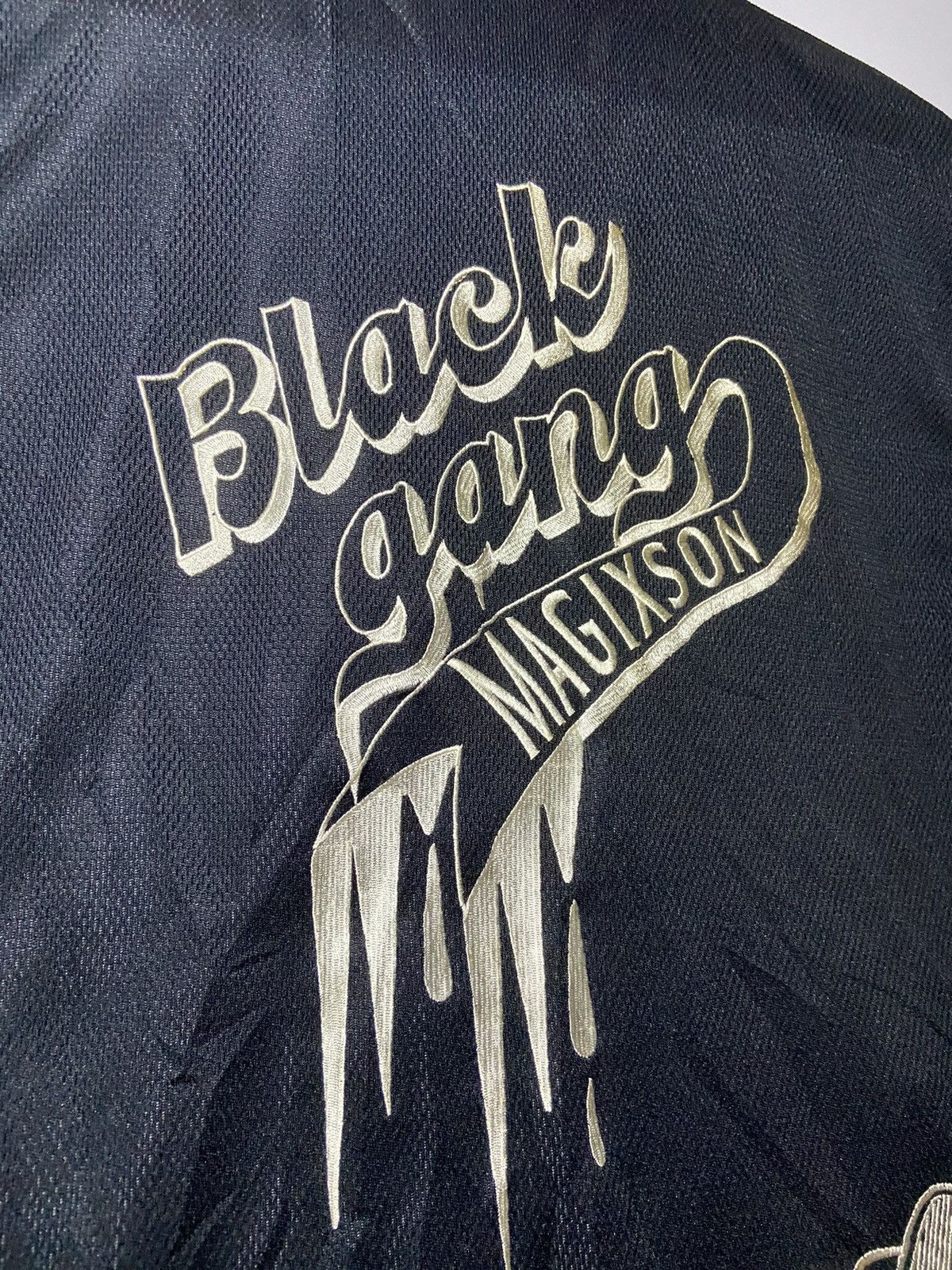 Japanese Brand BLACK GANG MAGIXSON HIP HOP ZIPPER JERSEY Size US M / EU 48-50 / 2 - 9 Thumbnail