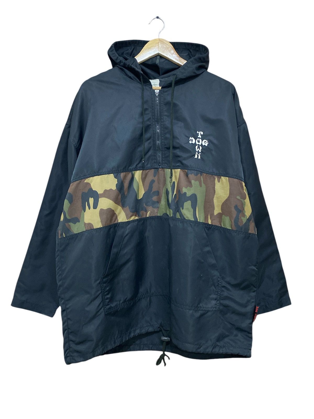 Dogtown × Japanese Brand Rare Vintage Dogtown Devil Camouflage Half Zipper Jacket Size US XL / EU 56 / 4 - 2 Thumbnail