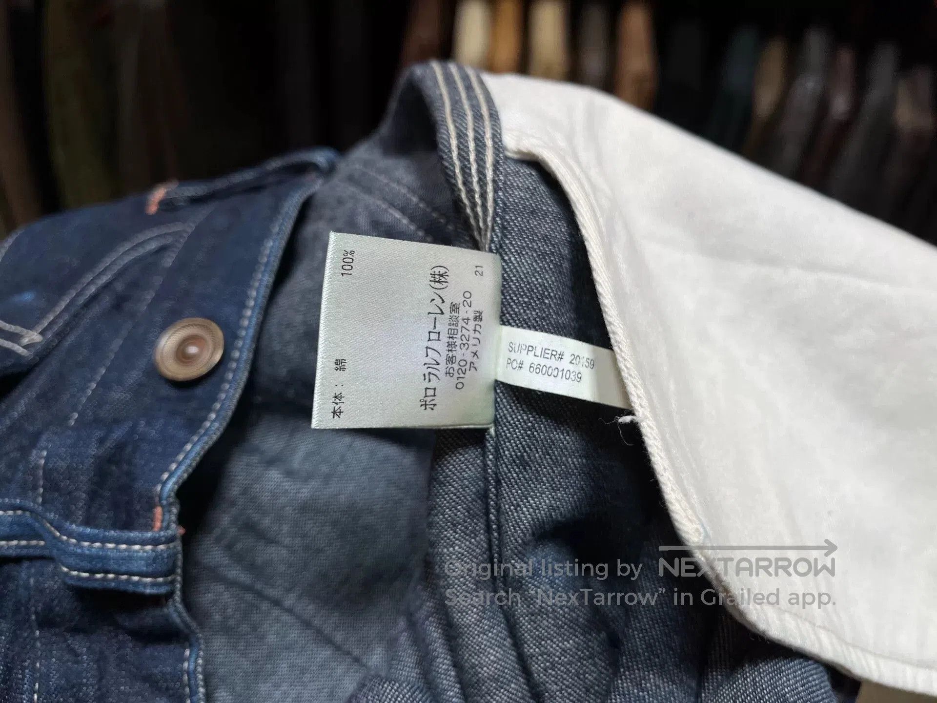 RRL Ralph Lauren RRL Double RL Denim Work Pants. Size US 30 / EU 46 - 6 Thumbnail