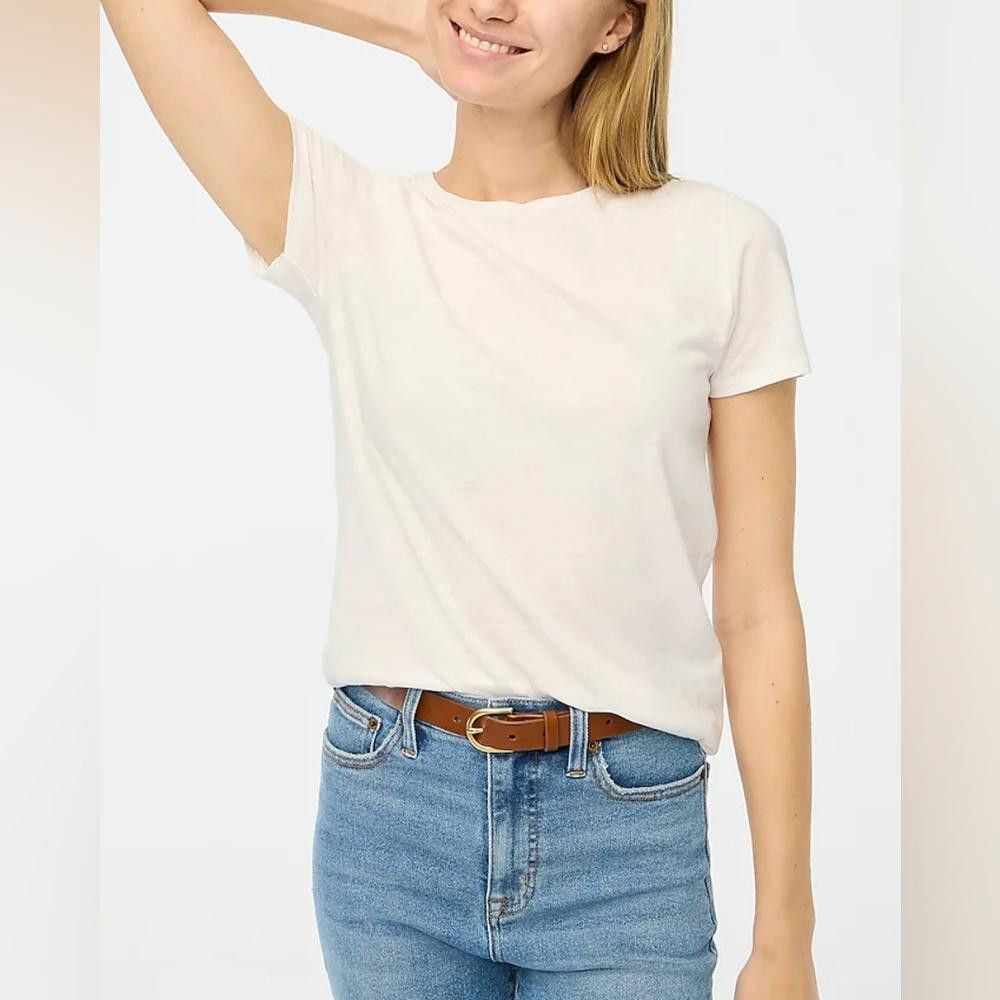 J.Crew J Crew Vintage Slub Cotton Crewneck Size XL / US 12-14 / IT 48-50 - 1 Thumbnail