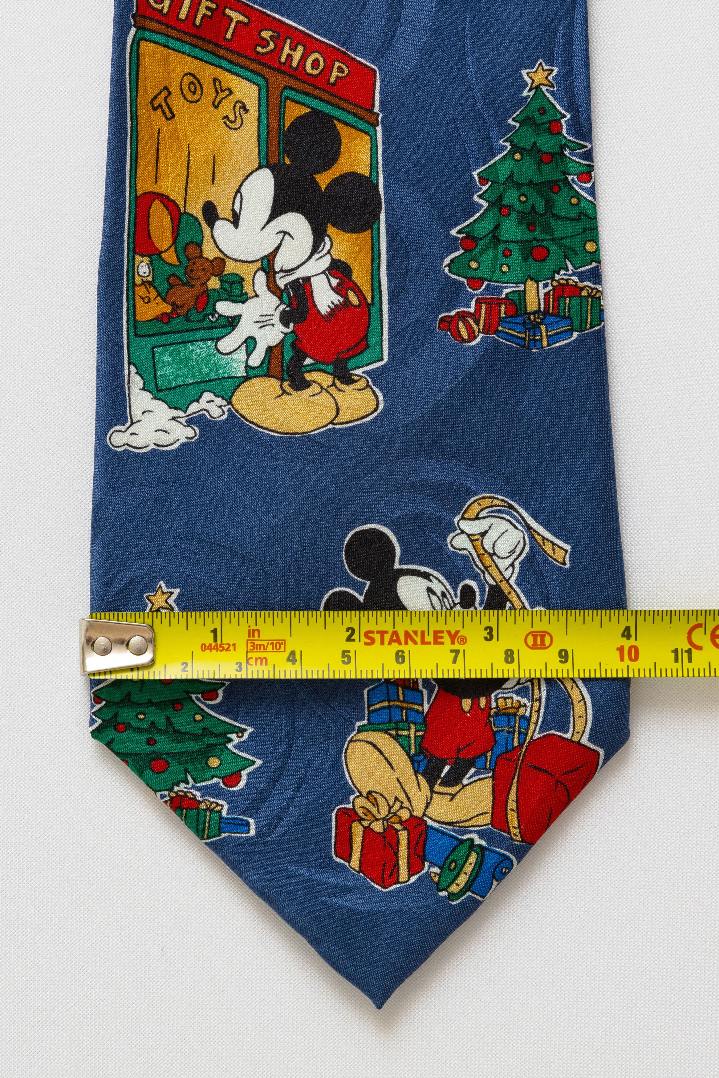 Vintage Mickey Mouse Disney Tie abstract print necktie 014 Size ONE SIZE - 4 Thumbnail