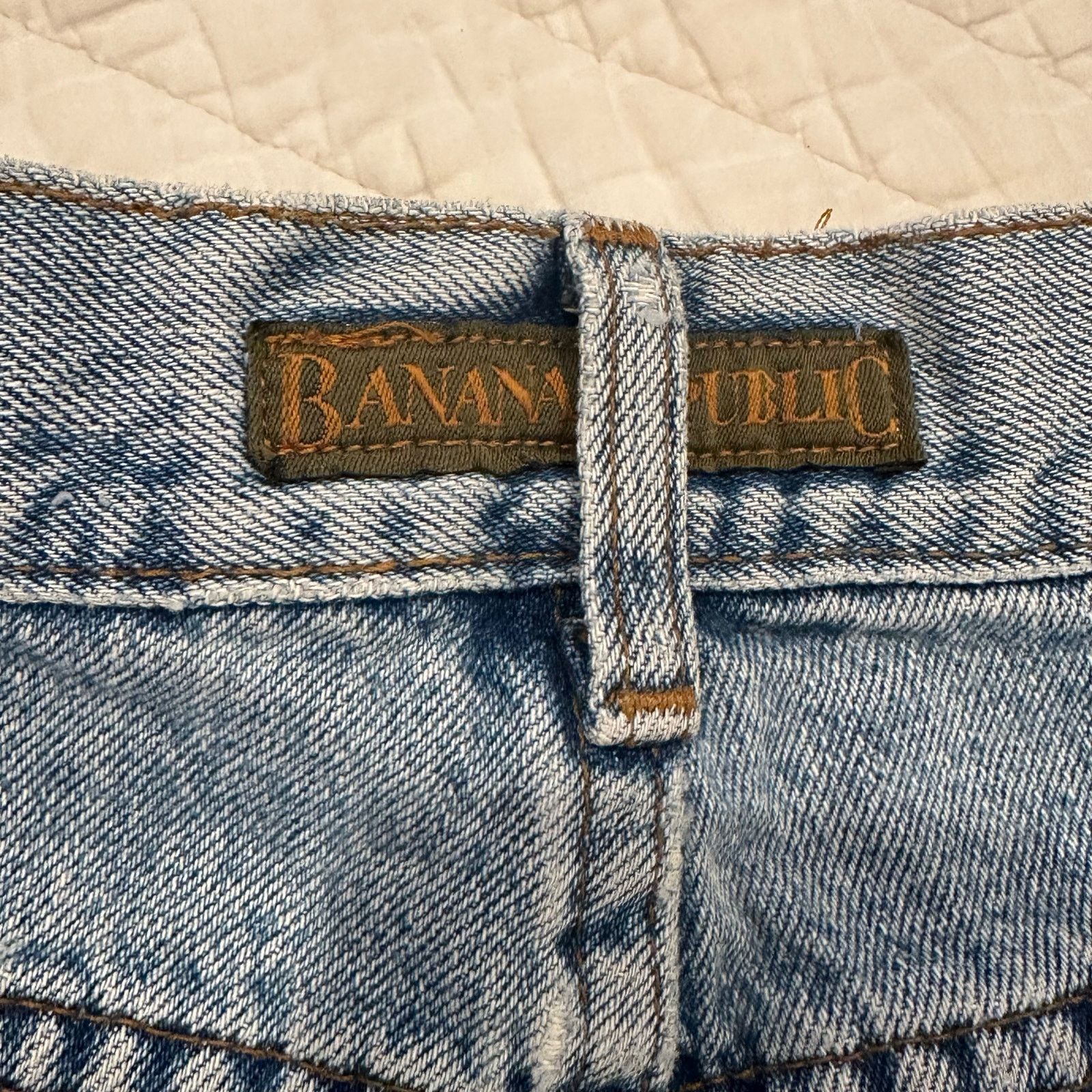 Banana Republic Vintage Banana Republic Safari & Travel Denim Skirt sz 6 Size 28" / US 6 / IT 42 - 8 Thumbnail