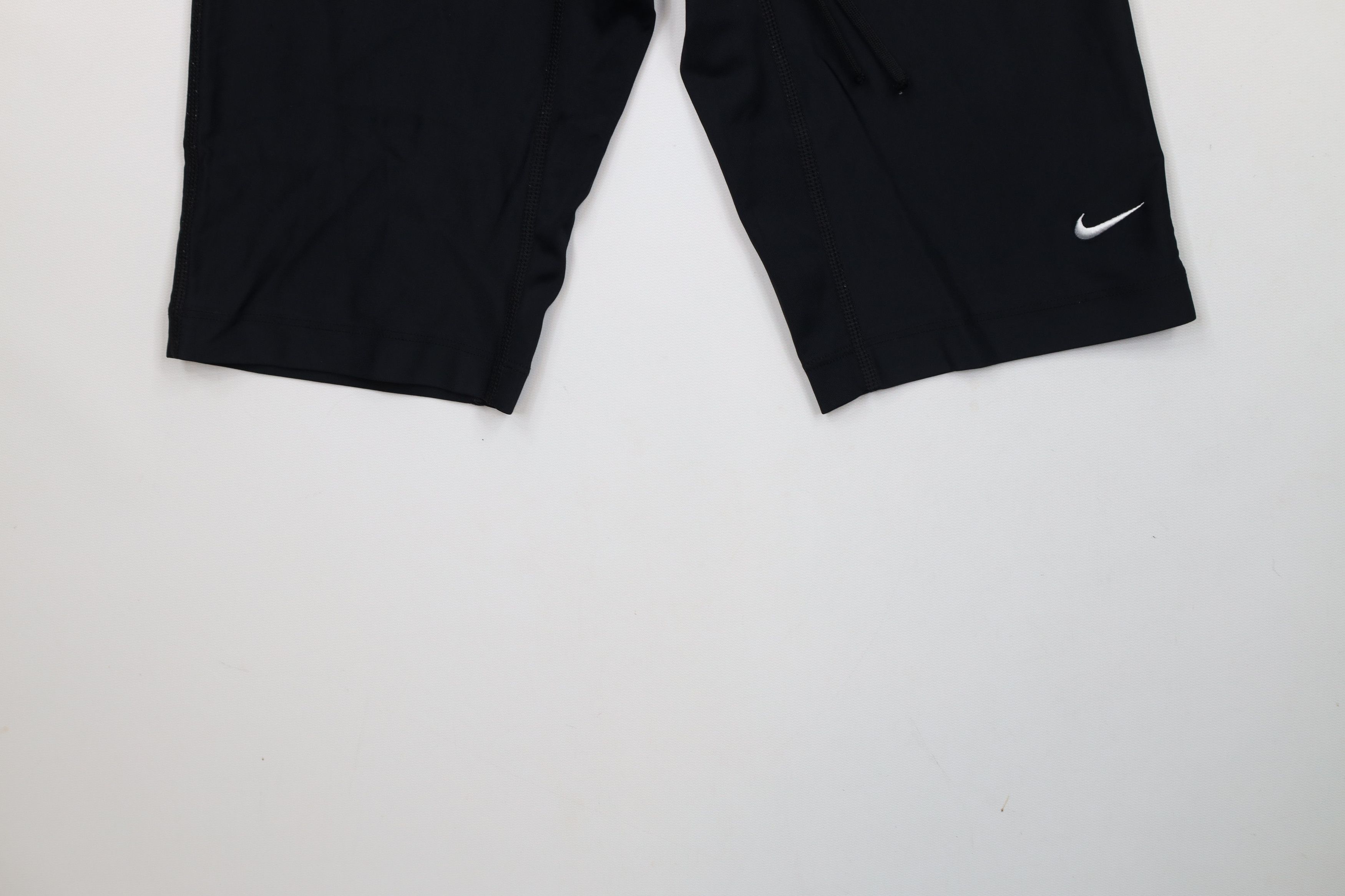 Nike × Vintage Nike Mini Swoosh Swimming Half Tights Jammers Shorts Black Size US 34 / EU 50 - 4 Thumbnail