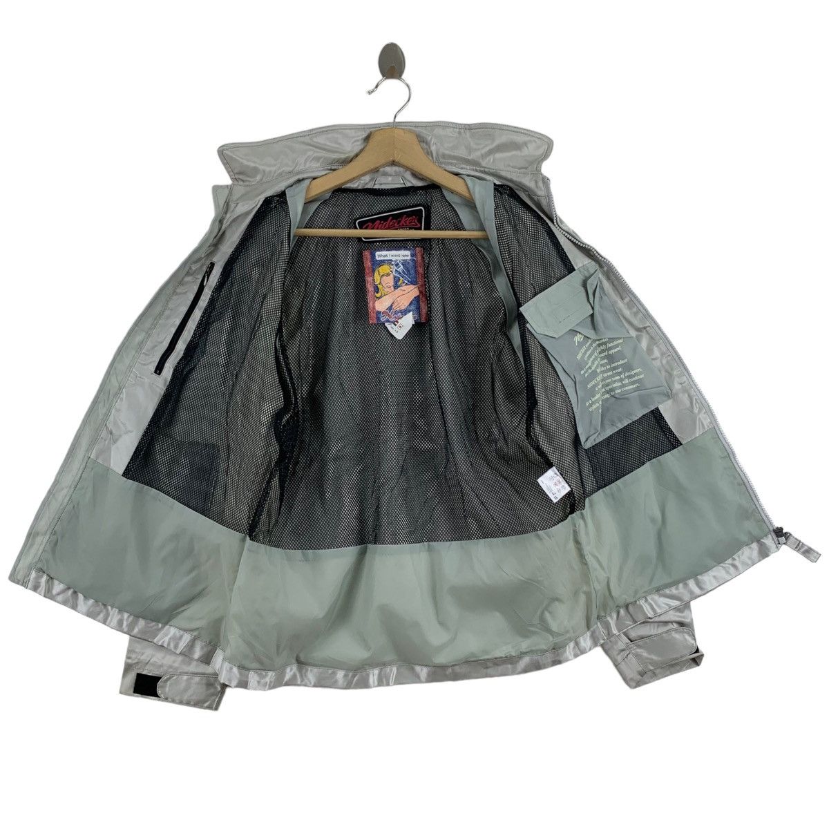 Other NIDECKER SWISS SNOWBOARD Ski Winter Grey Bomber Jacket Size US M / EU 48-50 / 2 - 5 Thumbnail
