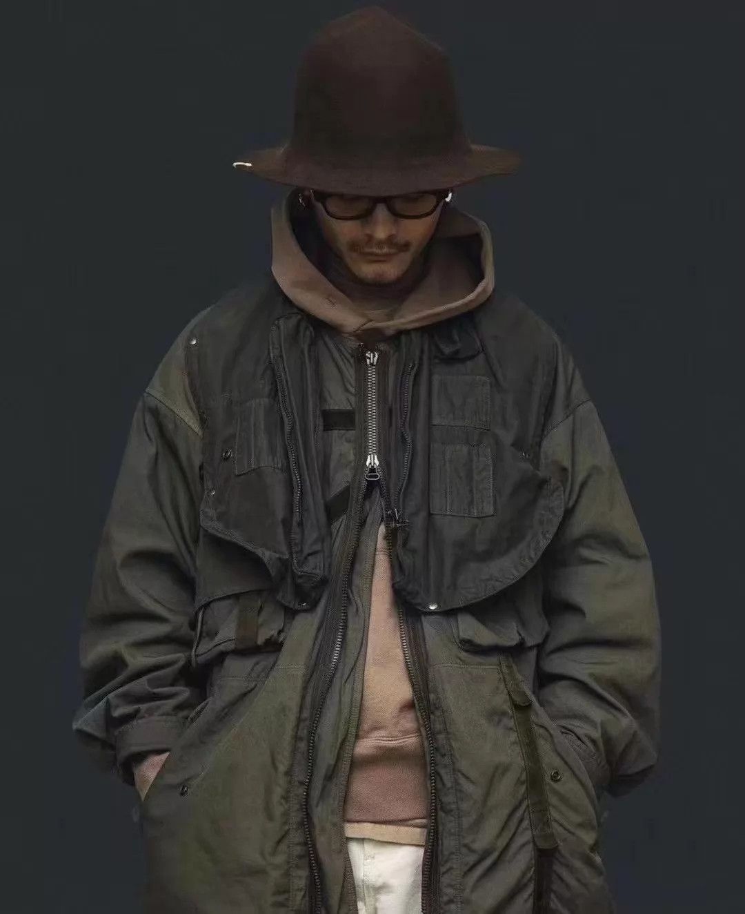 Visvim VISVIM Paratrooper Tadpole Olive2 2/3 Oversized Mud-Dyed Size US M / EU 48-50 / 2 - 8 Thumbnail
