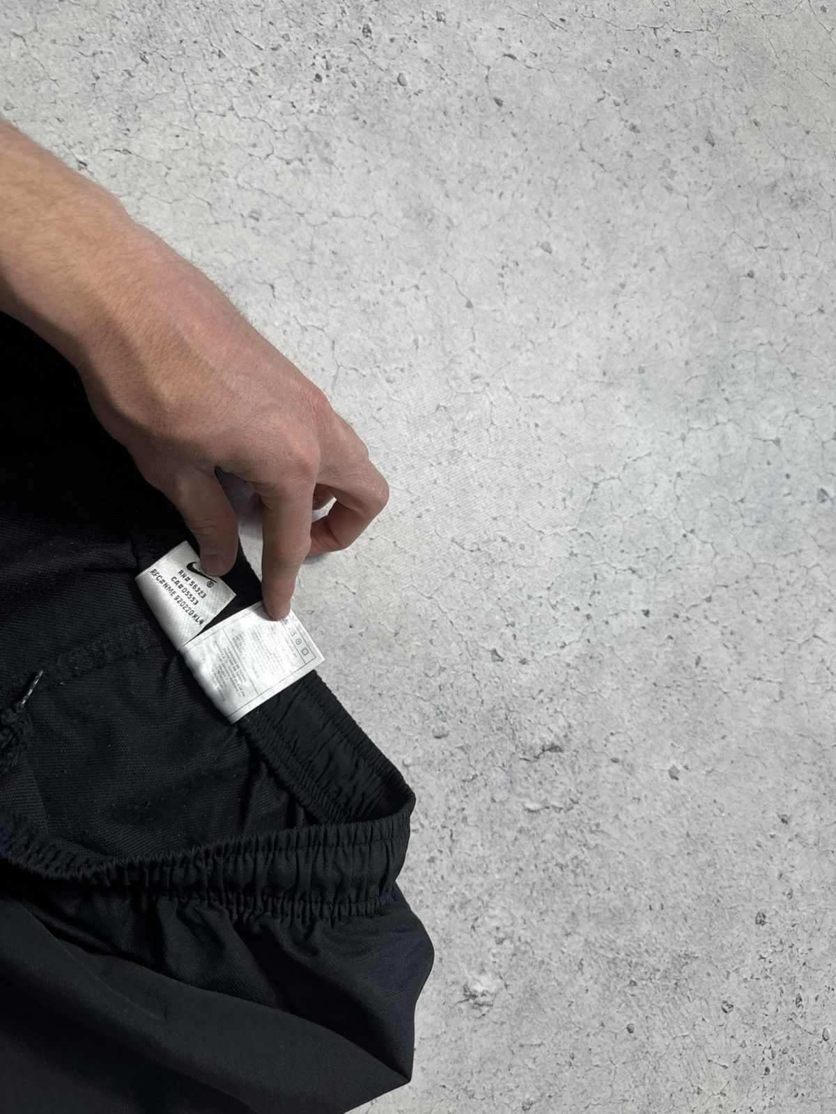 Nike × Vintage Nike Big Swoosh Vintage 90’s Nylon Shorts Black Size US 30 / EU 46 - 5 Thumbnail
