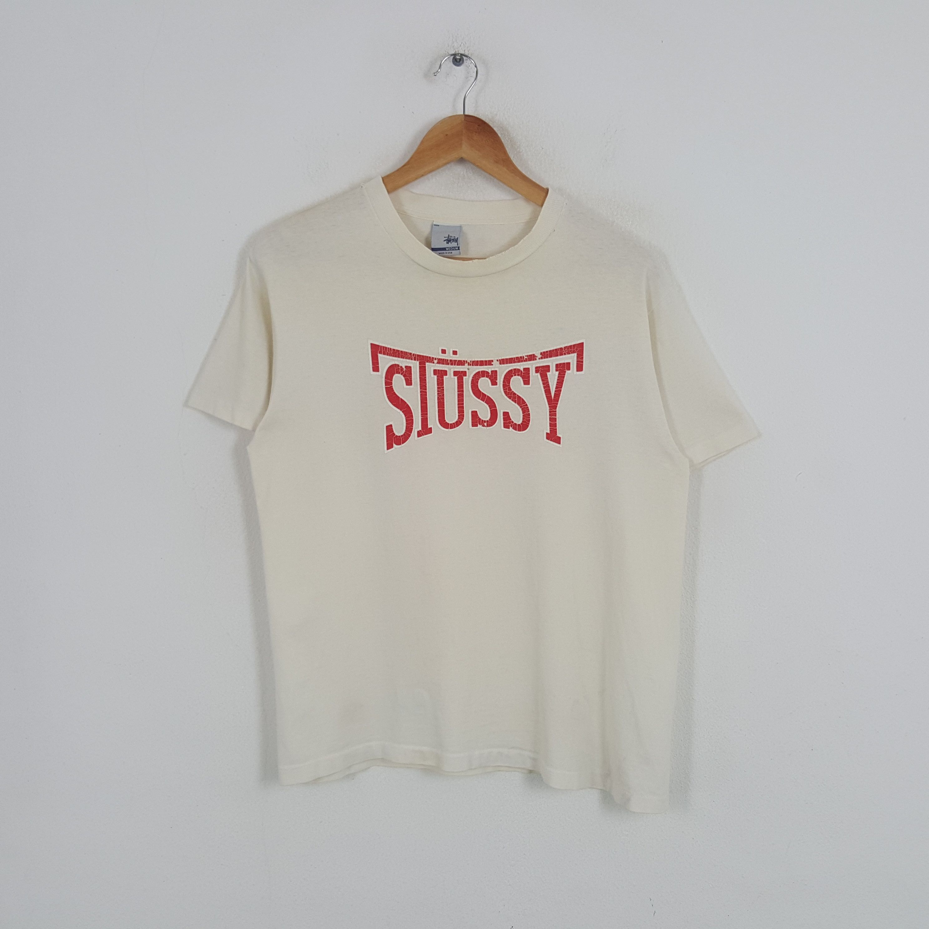 Lonsdale × Stussy × Vintage Vintage Stussy Parody Lonsdale Streetwear Style 90's Tshirt Size US M / EU 48-50 / 2 - 1 Thumbnail