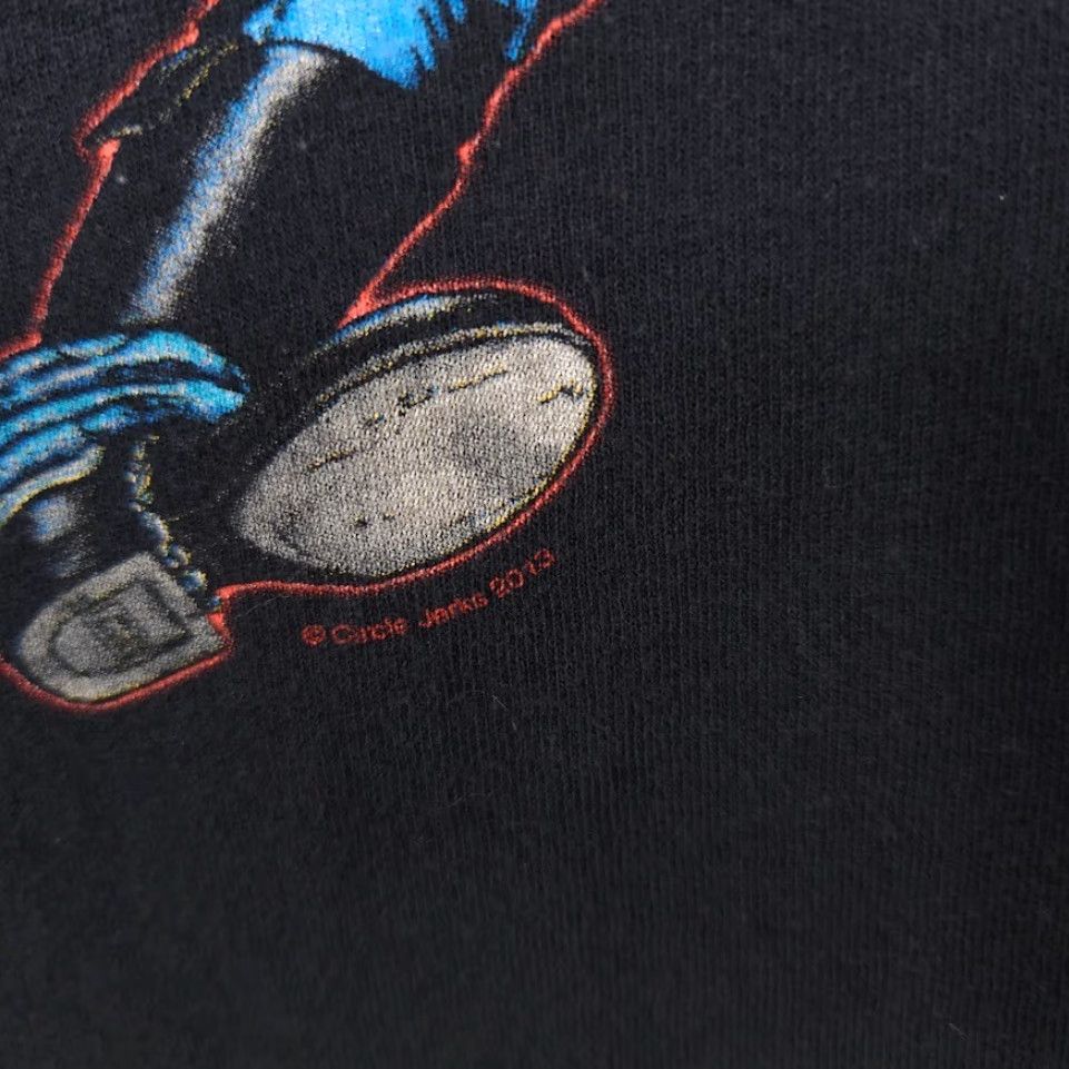 Anvil VINTAGE Circle Jerks T Shirt Mens 2XL Black Punk Rock Tee Skank Kid Shawn Kerri Size US XXL / EU 58 / 5 - 4 Thumbnail