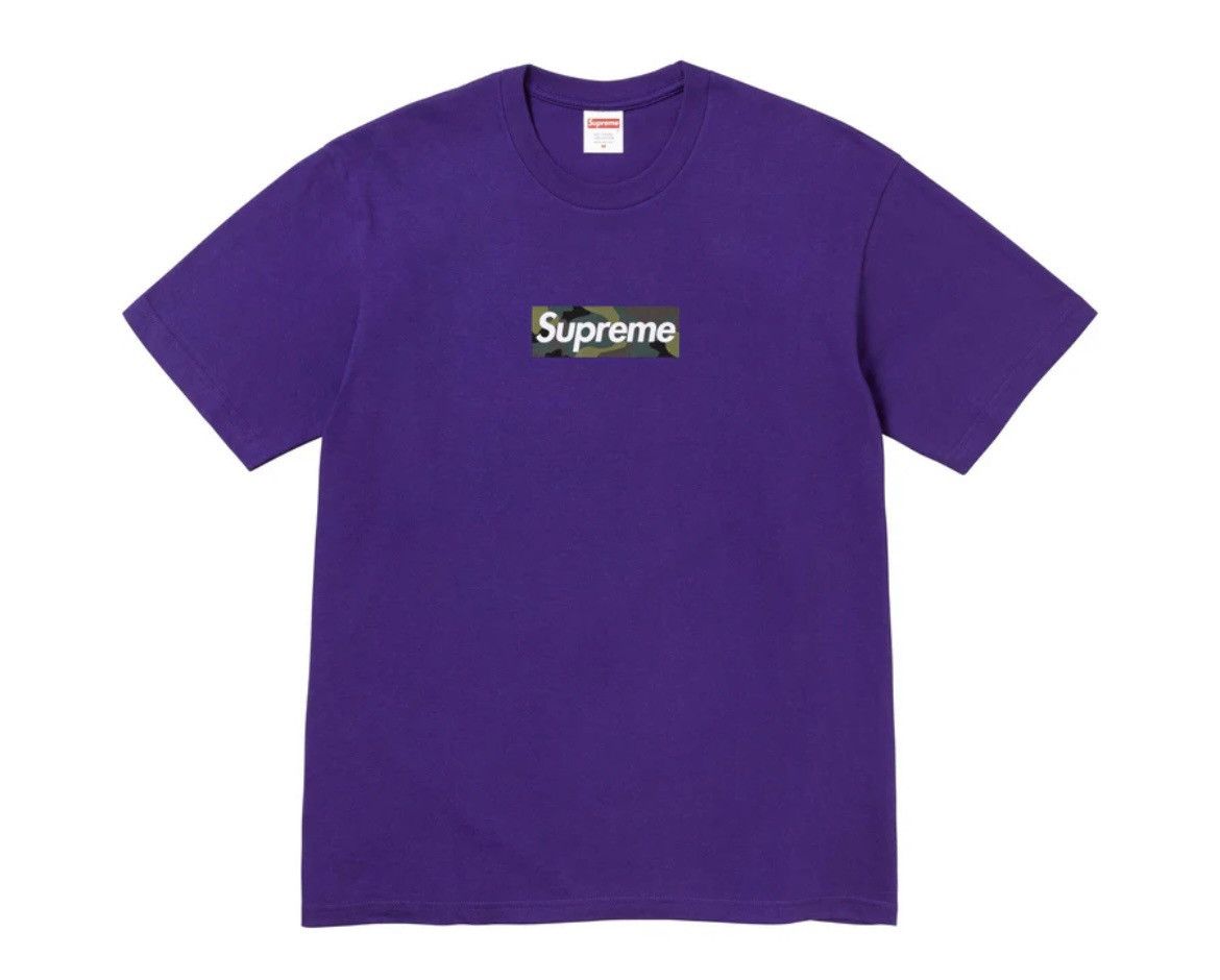 XL】Supreme Established Crewneck Violet supreme purple sweatshirt