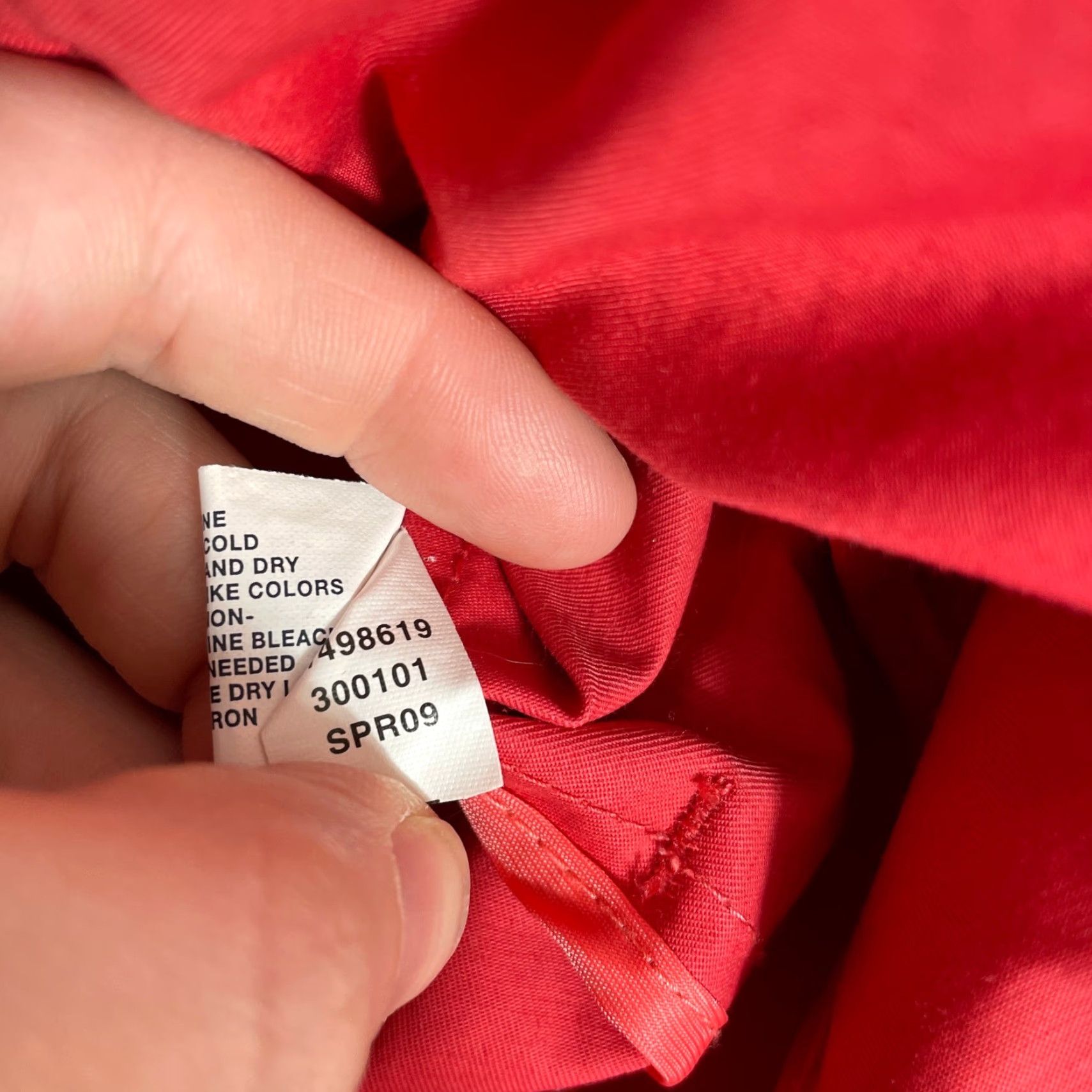 Gap VINTAGE Gap Trench Coat Womens Medium Red Belted Classic Lightweight Spring Jacket Y2K Size M / US 6-8 / IT 42-44 - 5 Thumbnail