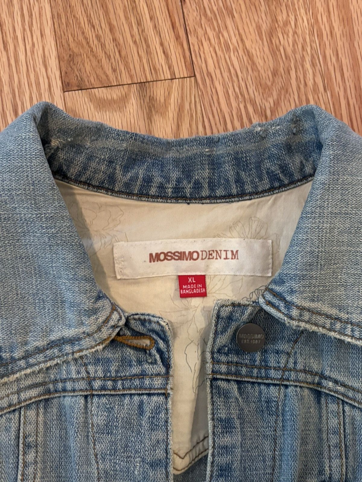 Mossimo Vintage Jean Jacket Size XL / US 12-14 / IT 48-50 - 7 Thumbnail