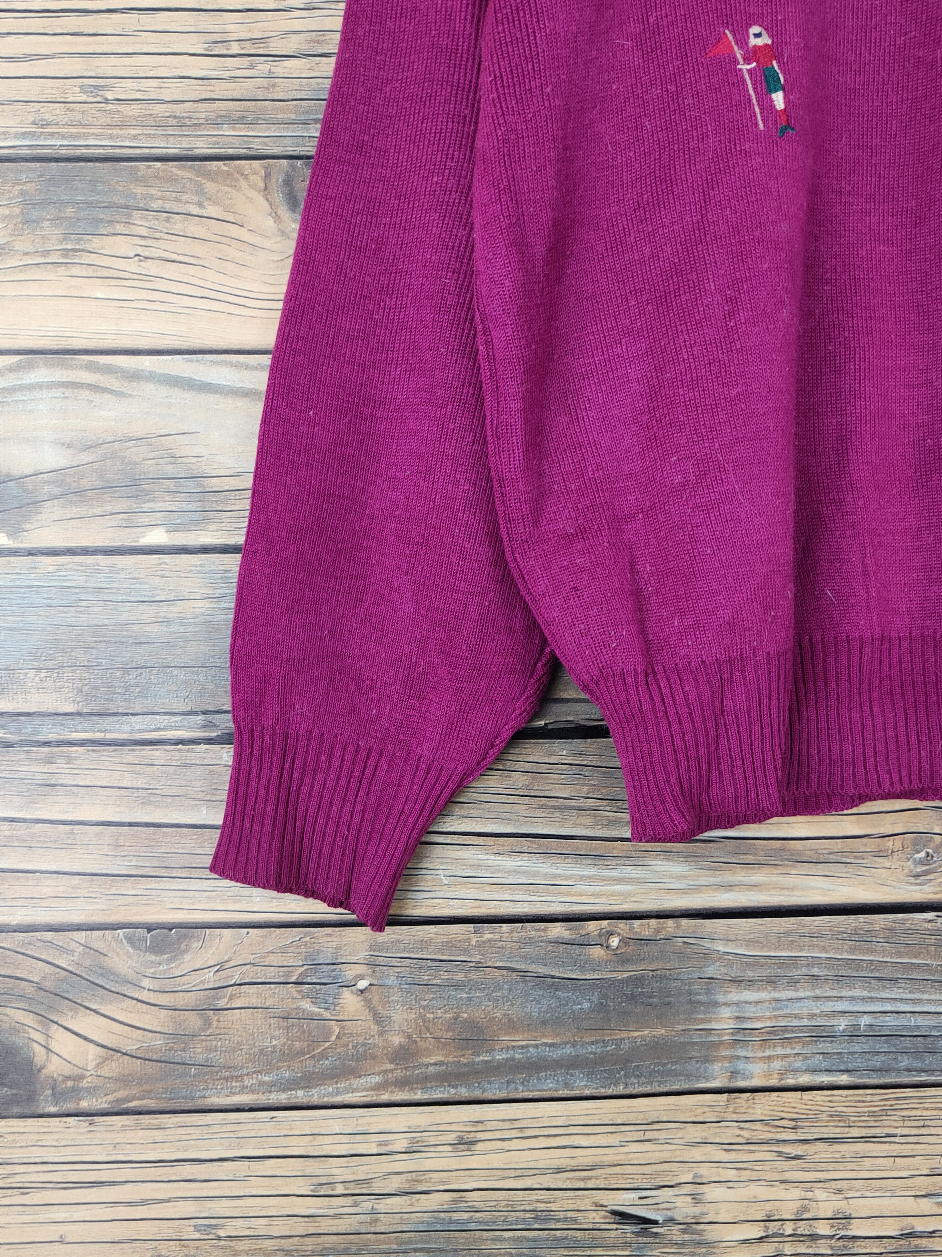 Japanese Brand Japanese Brand Purple Golfing Knitwear Sweatshirts #W2030 Size US M / EU 48-50 / 2 - 5 Thumbnail